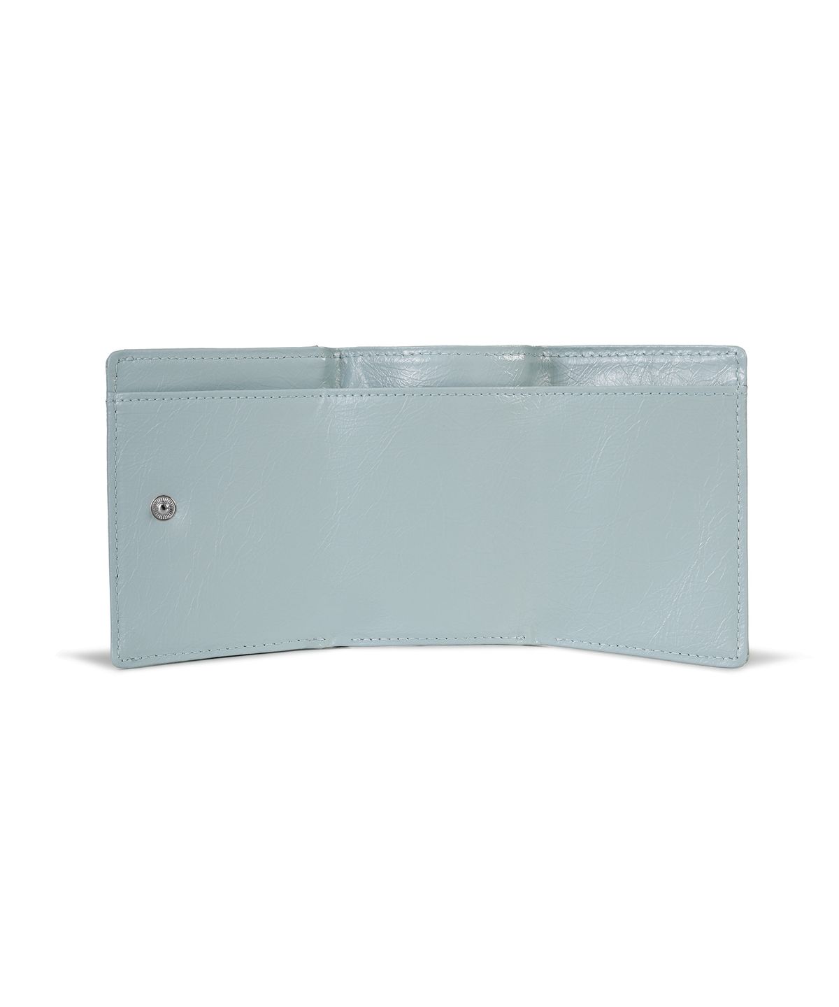 페넥(FENNEC) CRINKLE HALFMOON MINI WALLET - HAZE BLUE