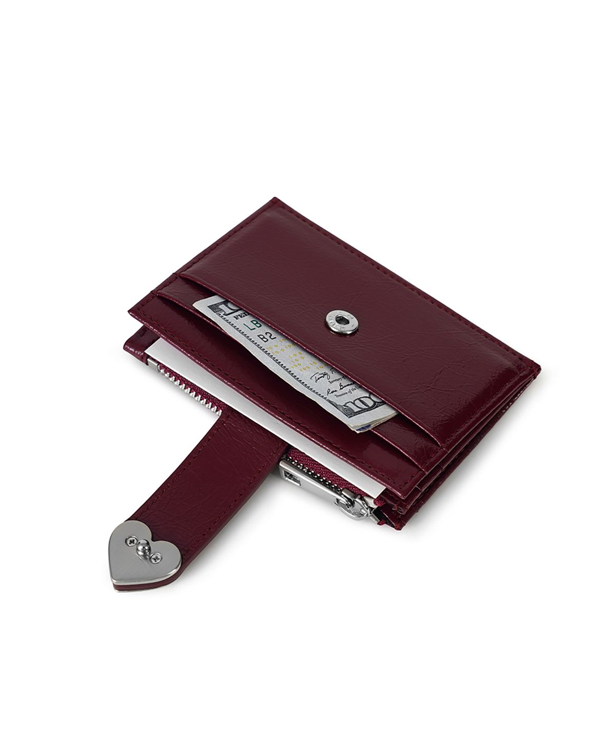 페넥(FENNEC) HEARTY BRIDGE POCKET MINI - DEEP CHERRY