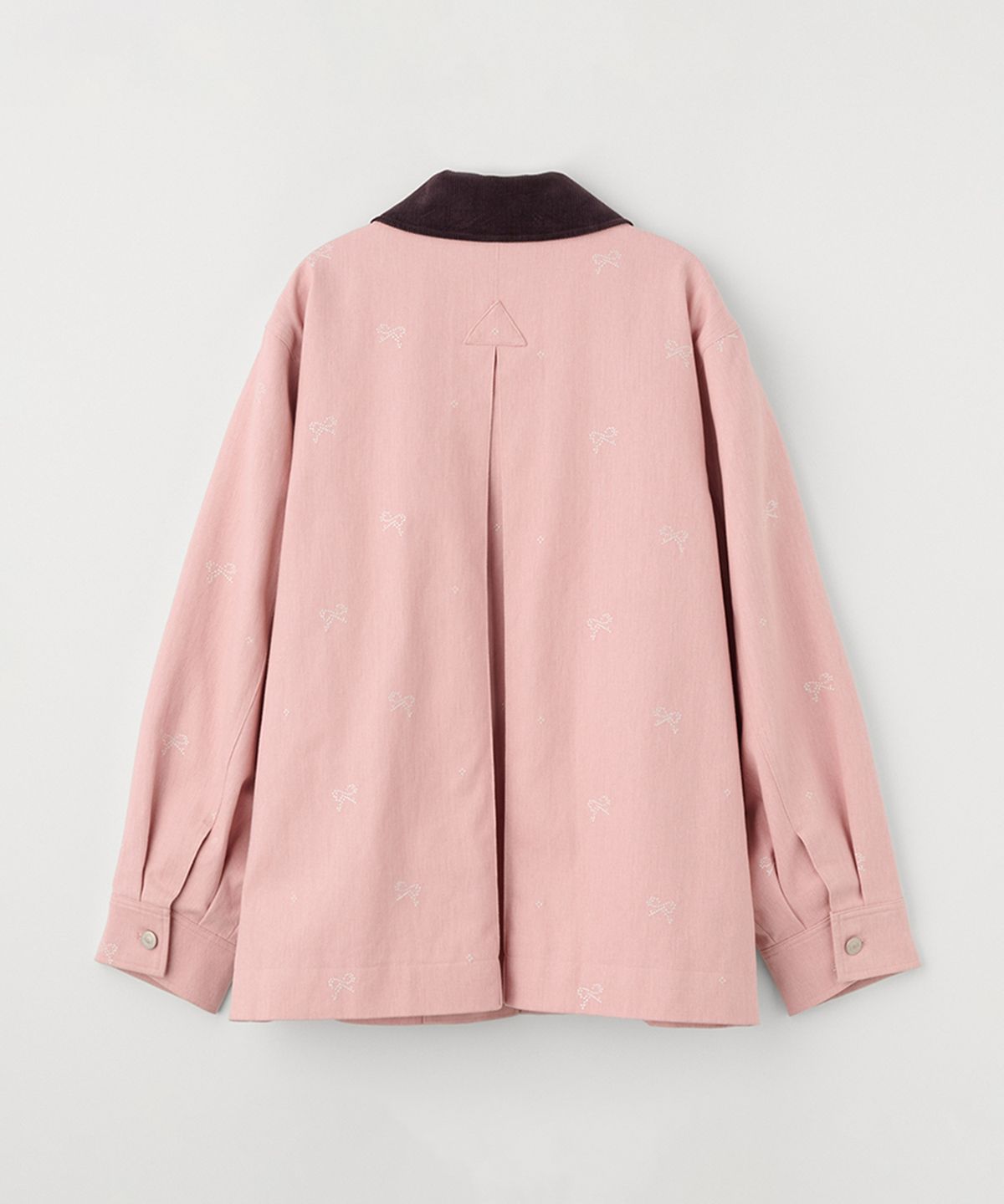 셀리테일즈(CELITAILS) RIBBON EMBROIDERED WORK JACKET_PINK