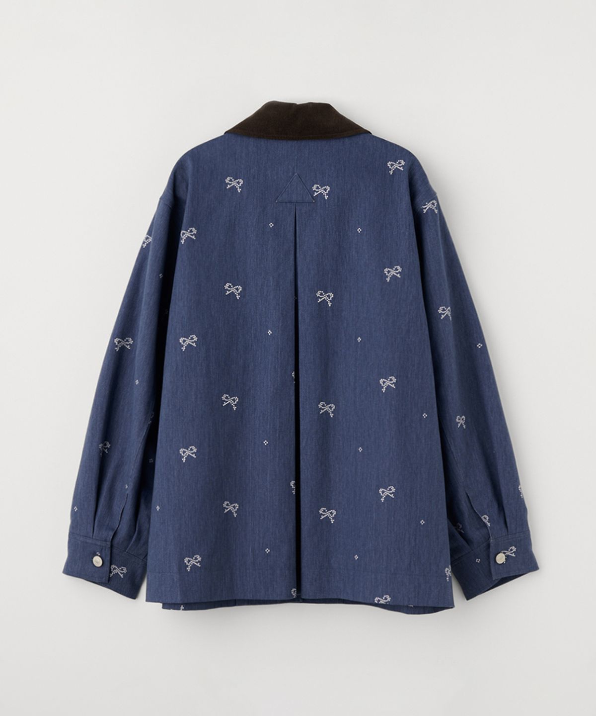 셀리테일즈(CELITAILS) RIBBON EMBROIDERED WORK JACKET_BLUE