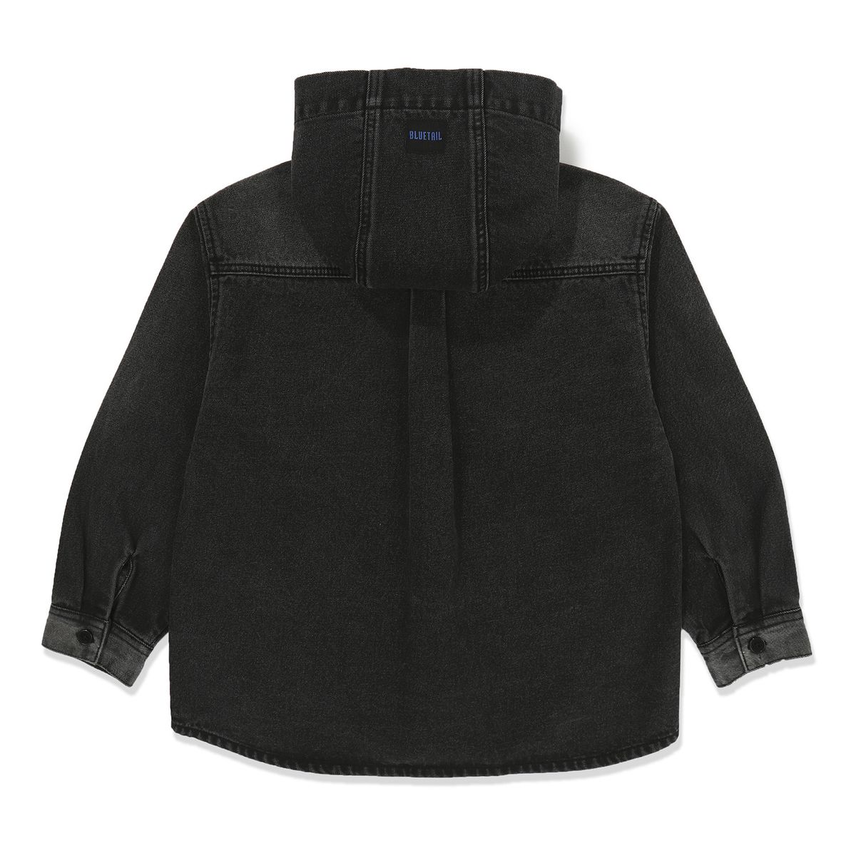 블루테일(BLUETAIL) AZG3BL01GY 그레이 데님 후드 셔츠
