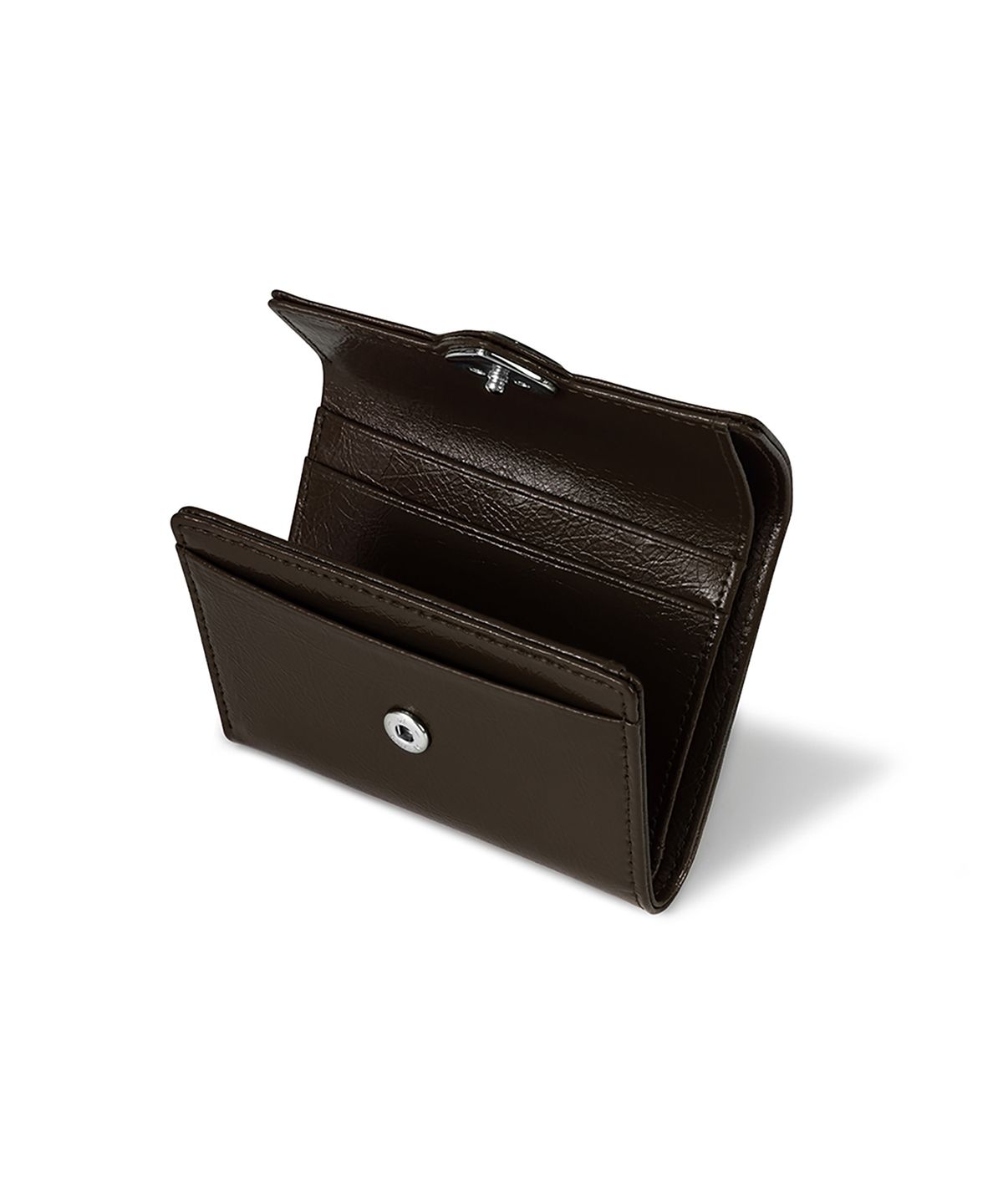 페넥(FENNEC) HEARTY FLAP WALLET - ESPRESSO