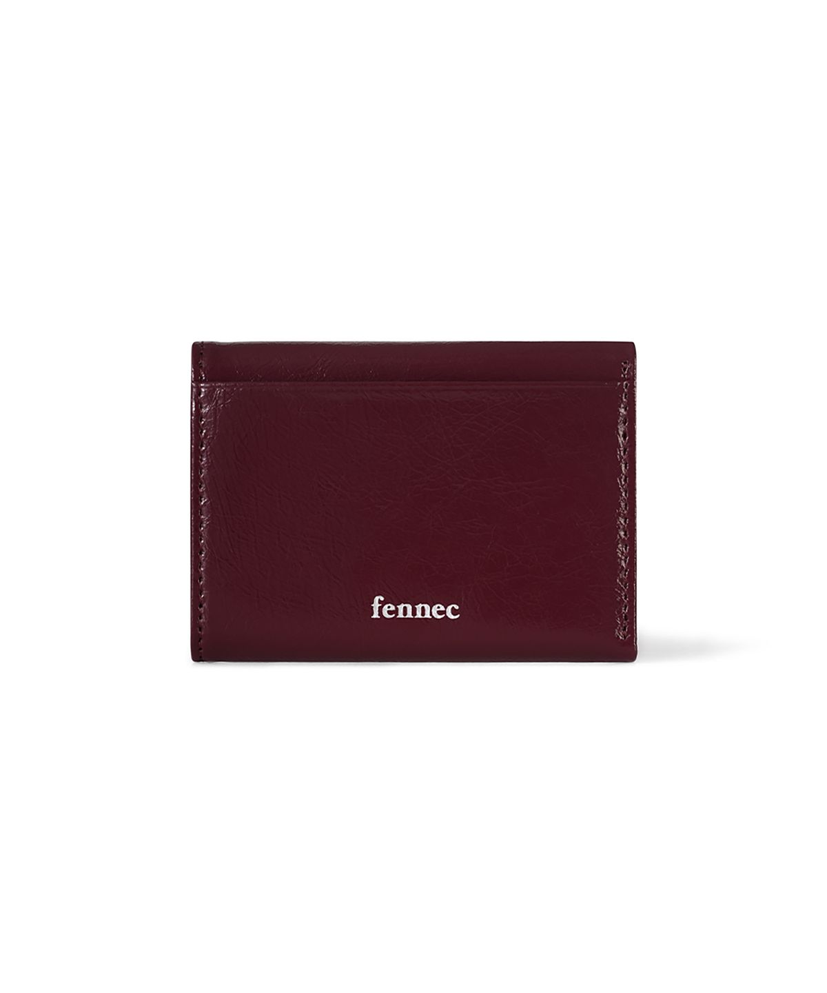 페넥(FENNEC) HEARTY FLAP WALLET - DEEP CHERRY