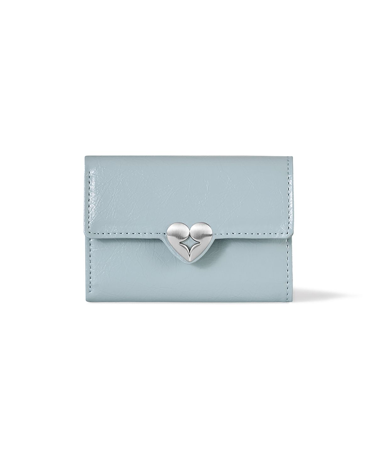 페넥(FENNEC) HEARTY FLAP WALLET - HAZE BLUE