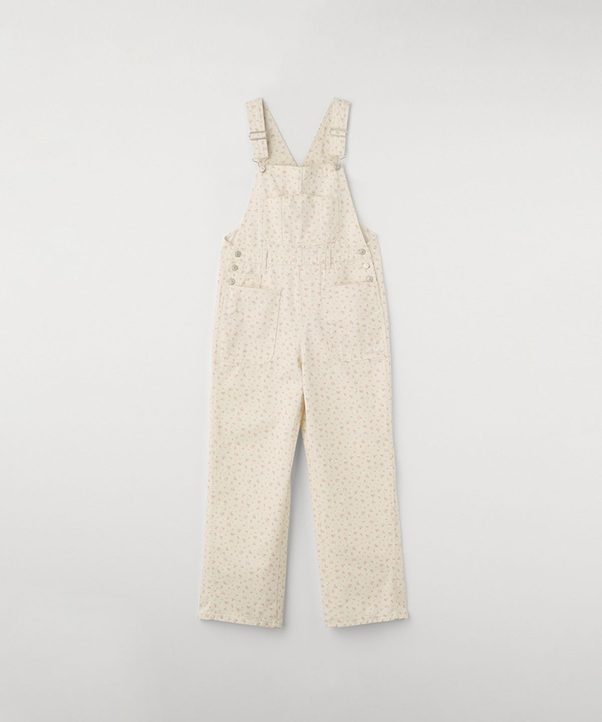 셀리테일즈(CELITAILS) FLOWER POCKET OVERALL_IVORY