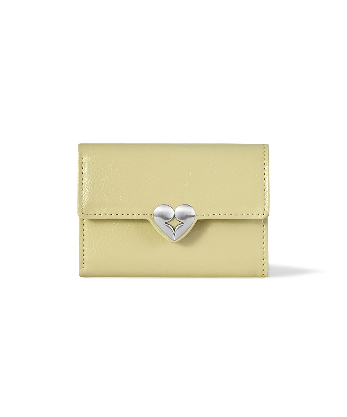 페넥(FENNEC) HEARTY FLAP WALLET - SOFT OLIVE