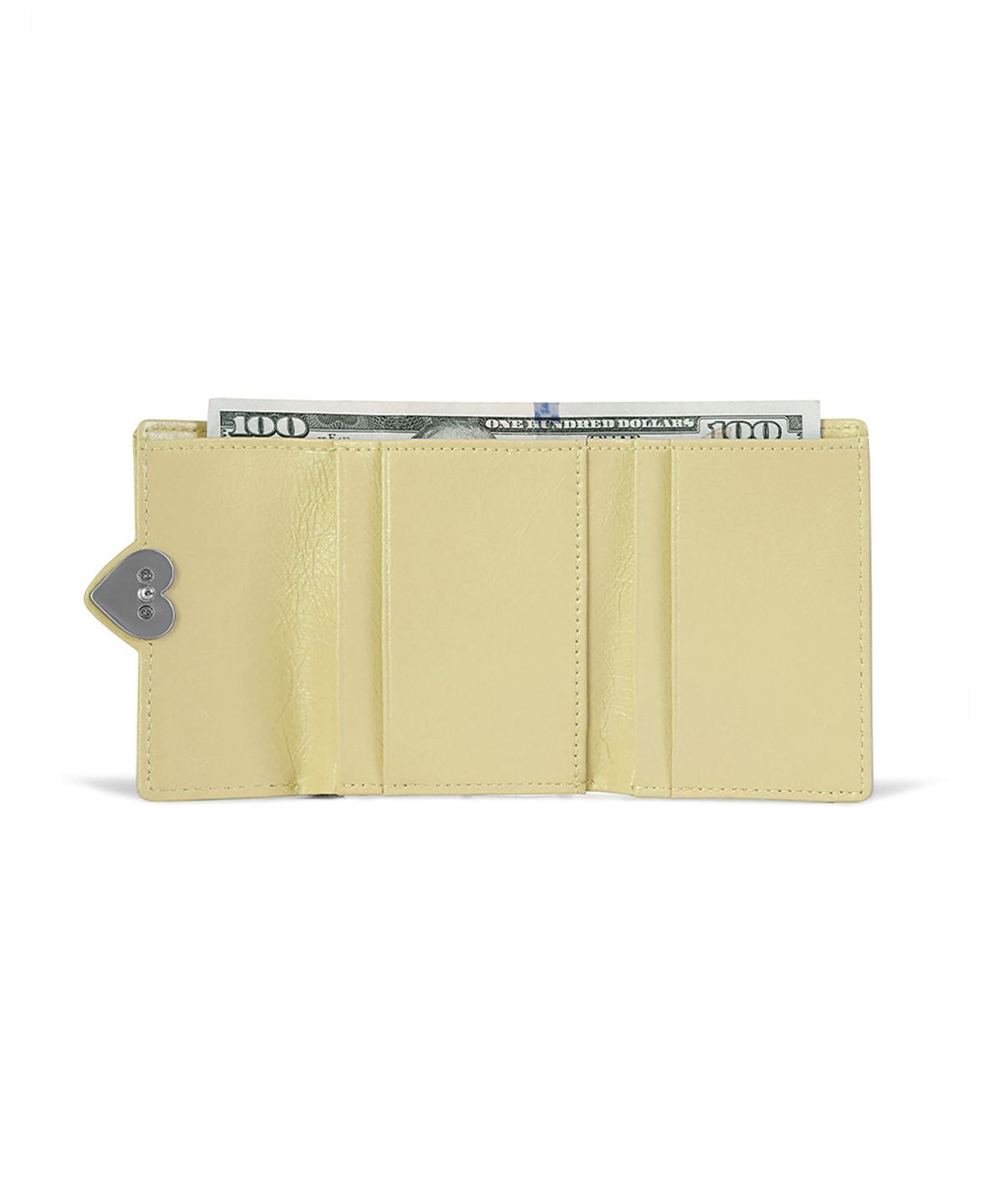 페넥(FENNEC) HEARTY FLAP WALLET - SOFT OLIVE