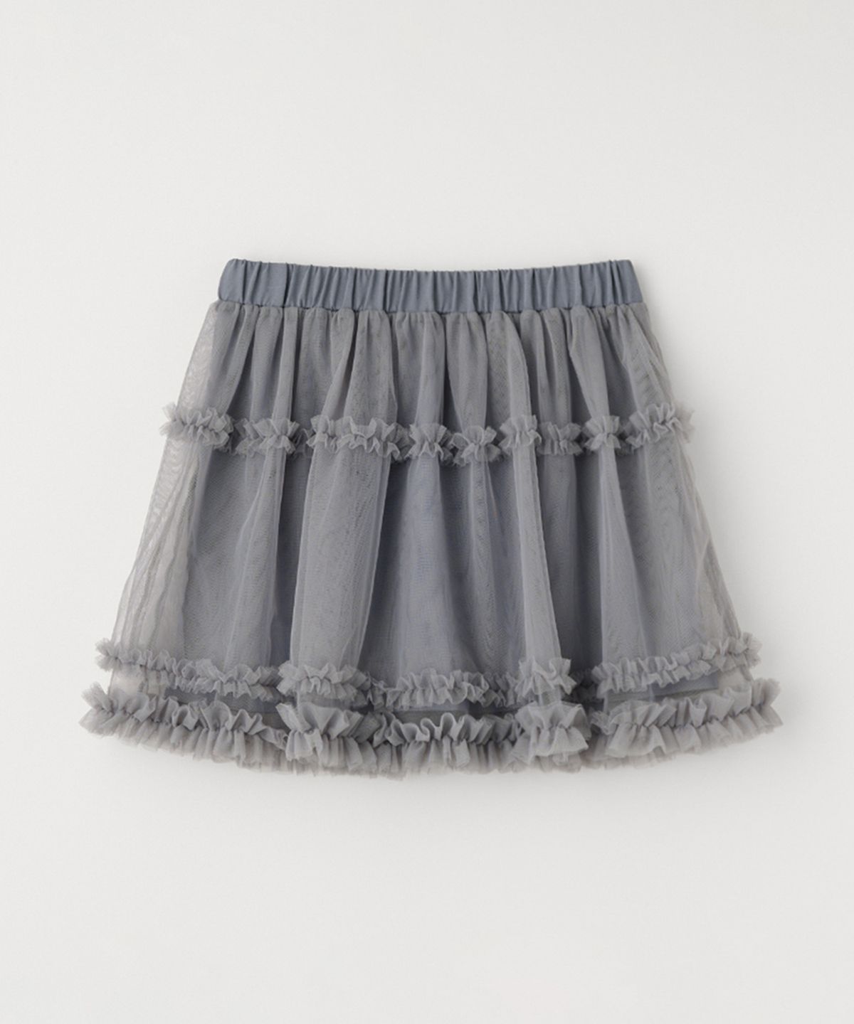 셀리테일즈(CELITAILS) MESH FRILL TUTU SKIRT_CHARCOAL