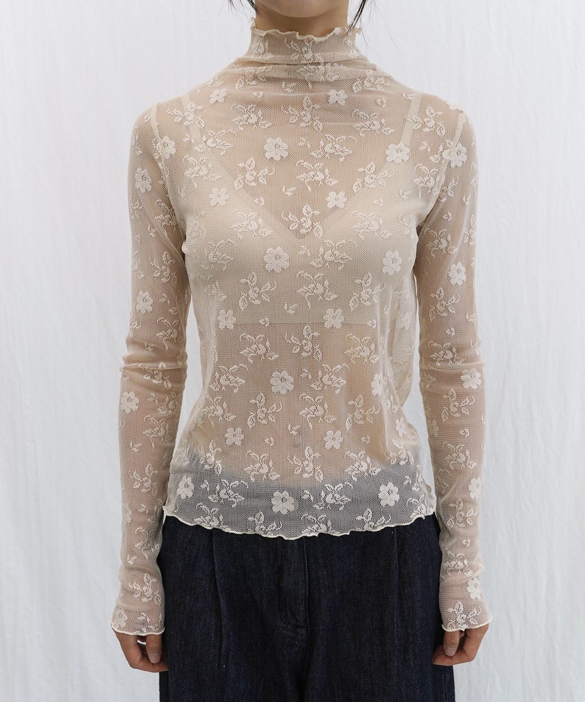 줄리아페페(JULIAPEPE) Flower Pattern French Pullover (2 Colors)