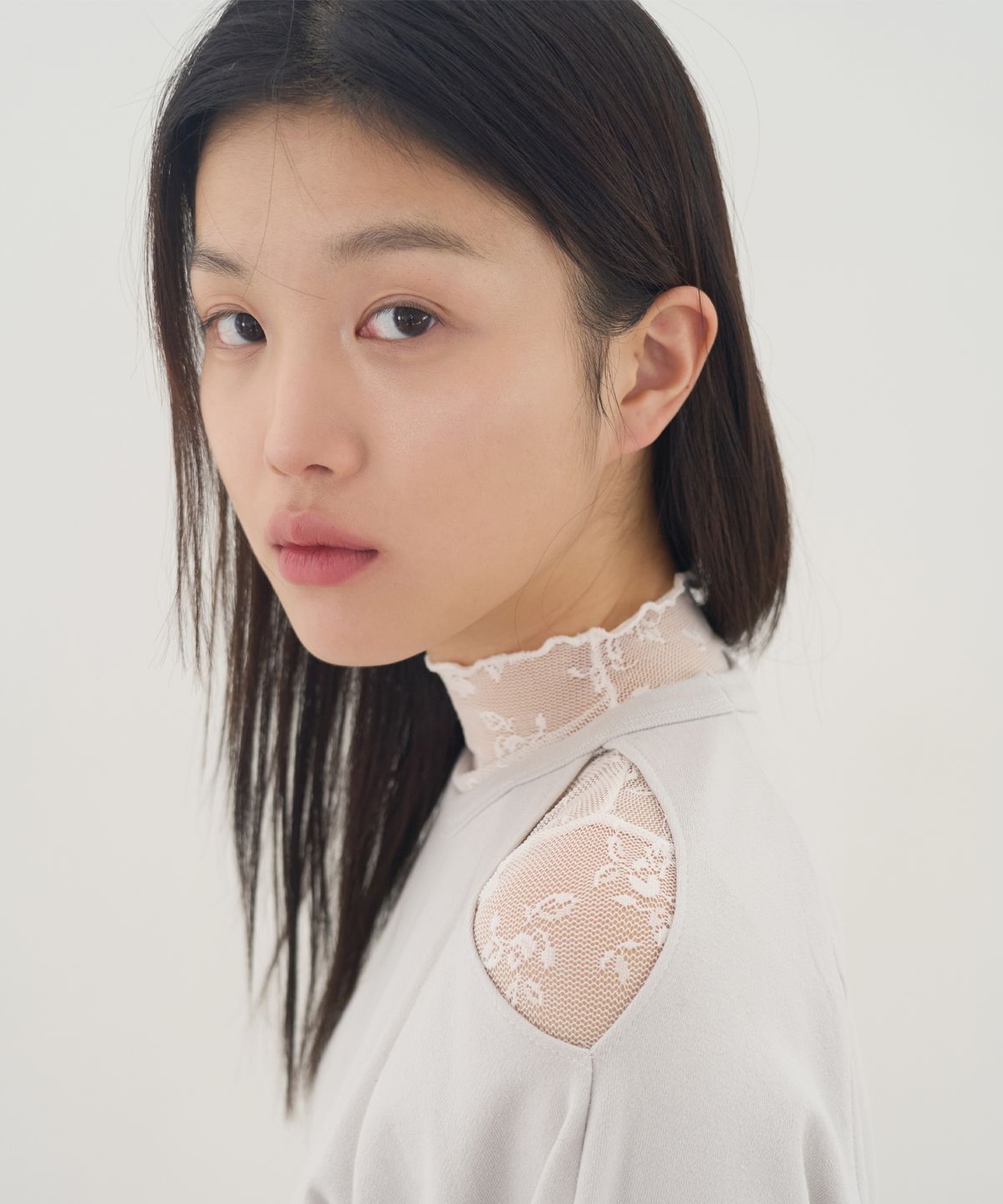 줄리아페페(JULIAPEPE) Flower Pattern French Pullover (2 Colors)