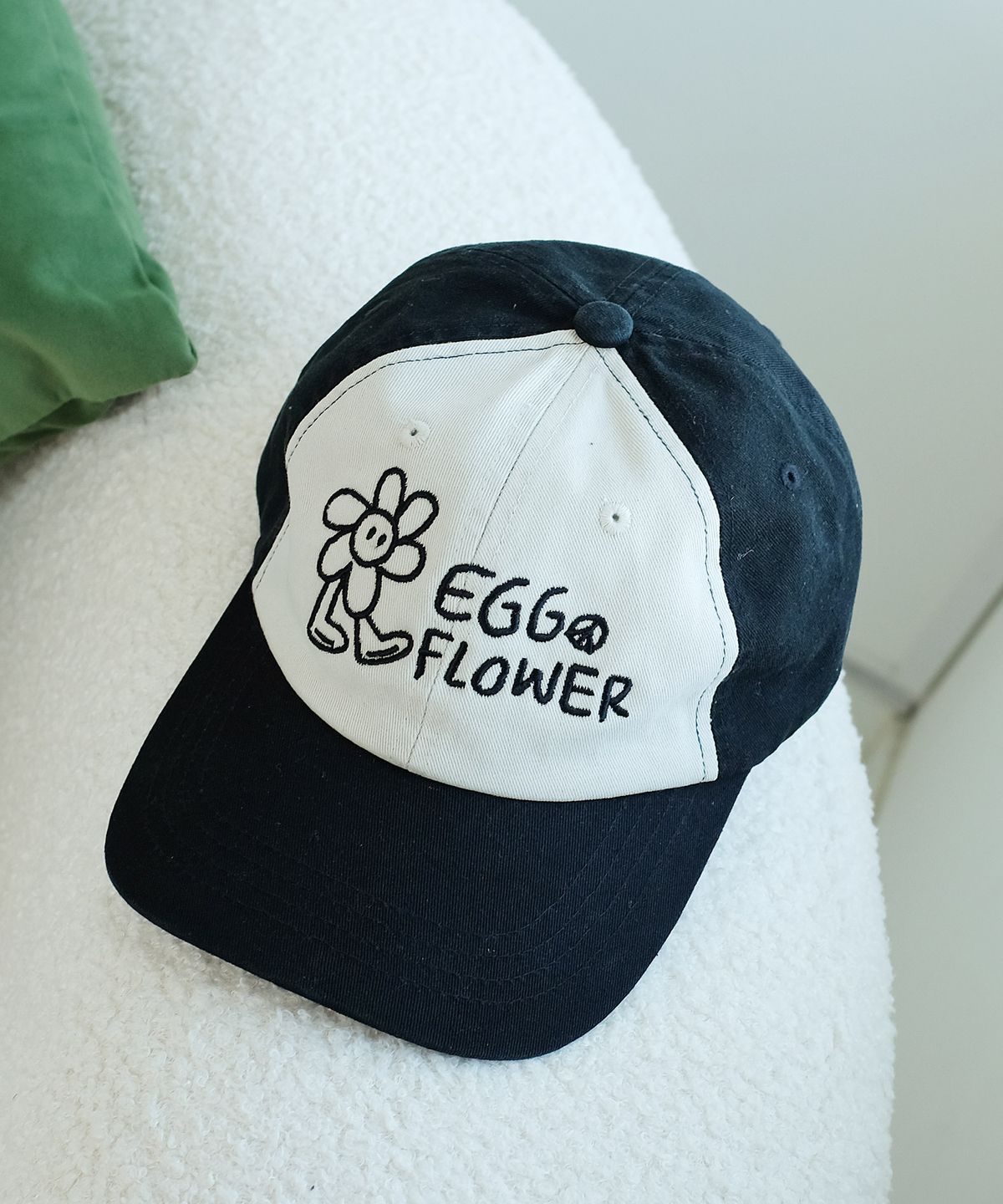 벌룬프렌즈(BALLOON FRIENDS) Egg Flower 투톤 볼캡