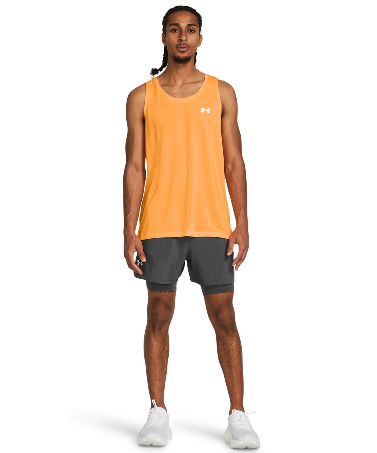 언더아머(UNDERARMOUR) 론치 5인치 투인원 쇼츠 1382640-025