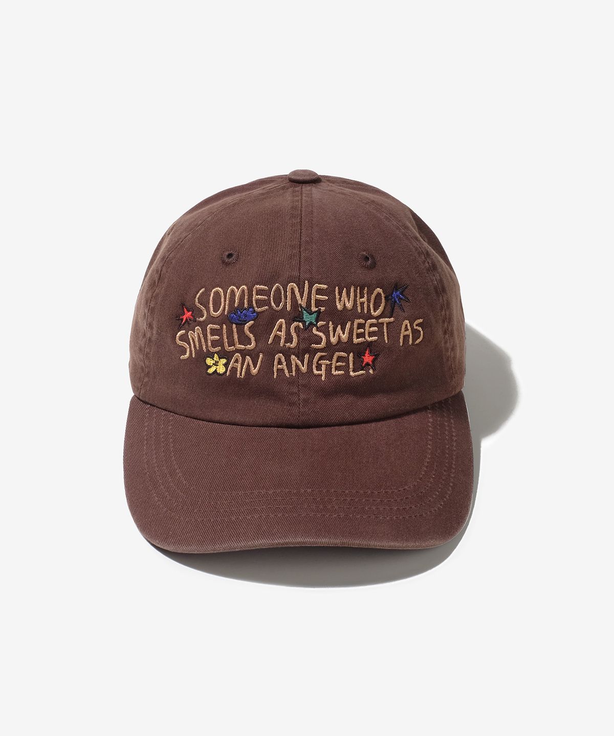 벌룬프렌즈(BALLOON FRIENDS) Sweet Angel 워싱 볼캡 브라운