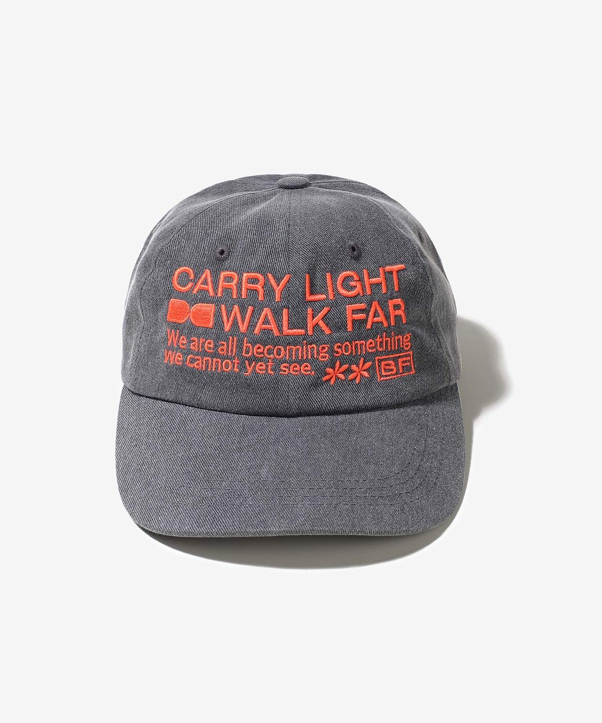 벌룬프렌즈(BALLOON FRIENDS) Carry Light Walk Far 피그먼트 볼캡 블랙
