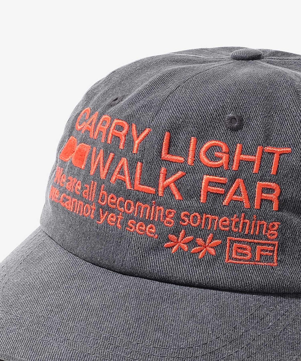벌룬프렌즈(BALLOON FRIENDS) Carry Light Walk Far 피그먼트 볼캡 블랙