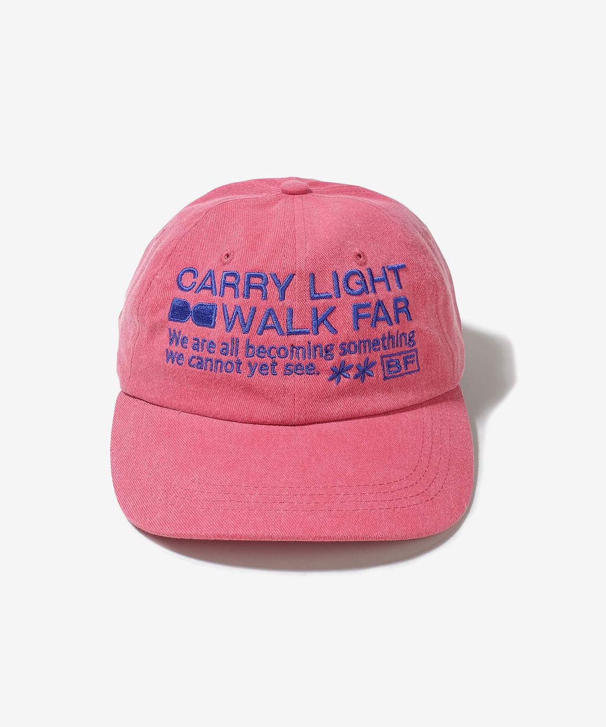 벌룬프렌즈(BALLOON FRIENDS) Carry Light Walk Far 피그먼트 볼캡 레드