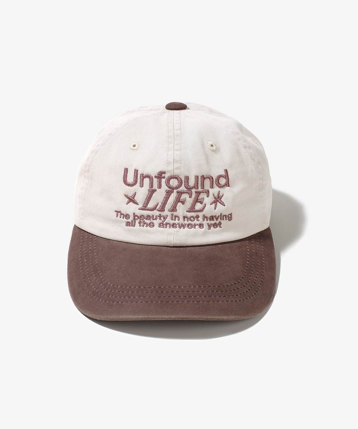 벌룬프렌즈(BALLOON FRIENDS) Unfound Life 투톤 워싱 볼캡 브라운