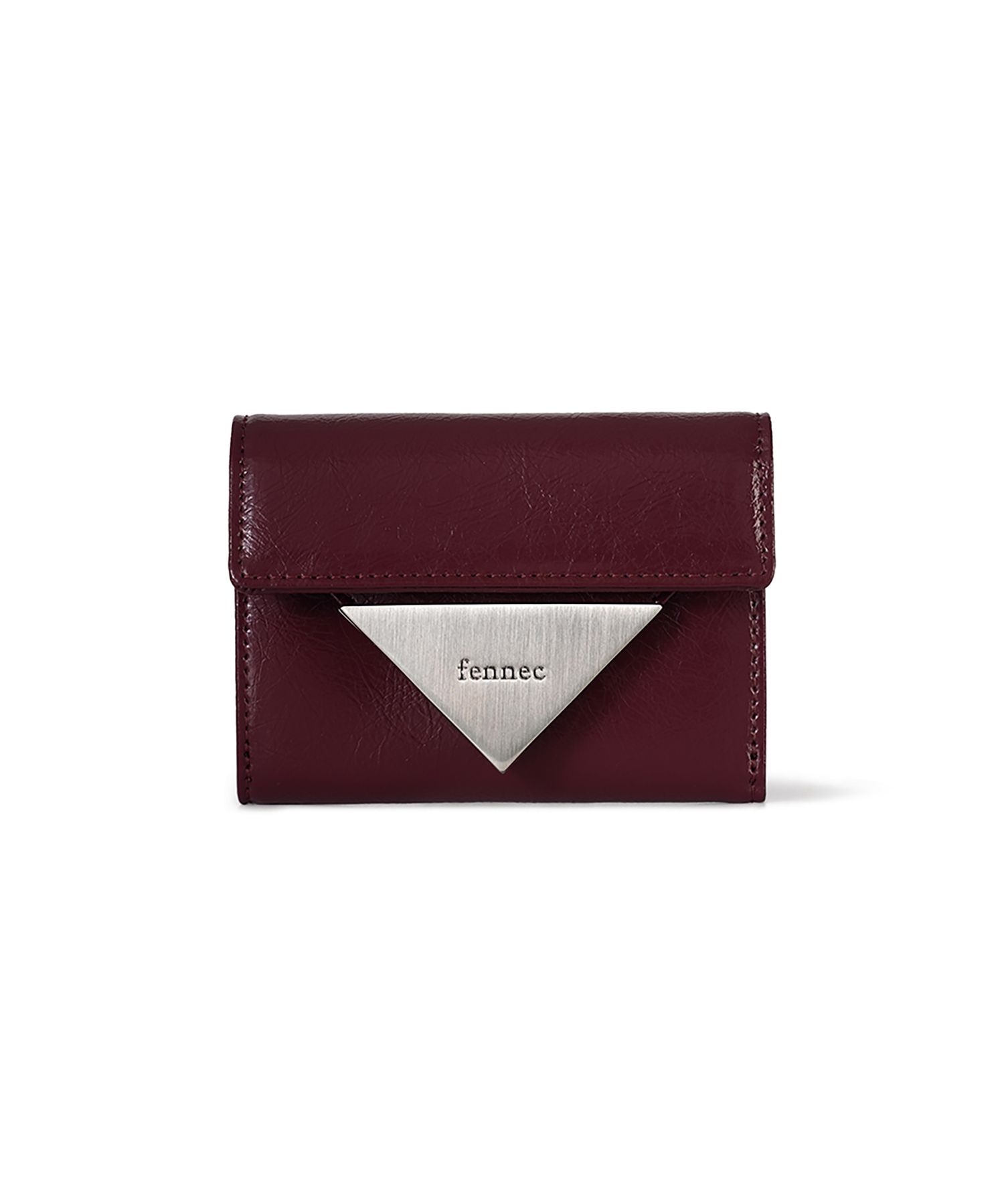 小物 fennec 2025 CRINKLE TRIANGLE DOCO WALLET MUSINSA | fennec CRINKLE TRIANGLE DOCO WALLET - DEEP CHERRY