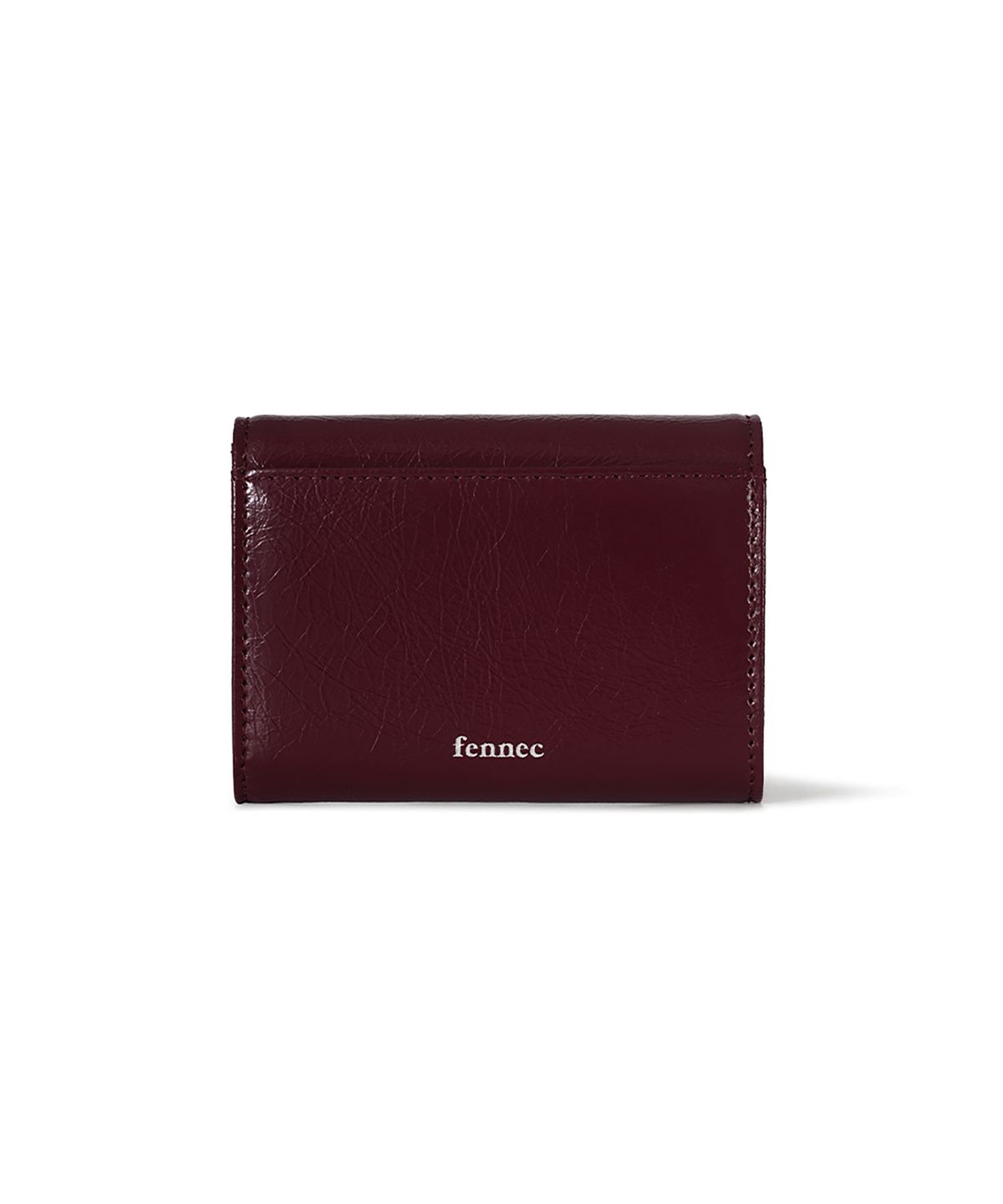 페넥(FENNEC) CRINKLE TRIANGLE DOCO WALLET - DEEP CHERRY