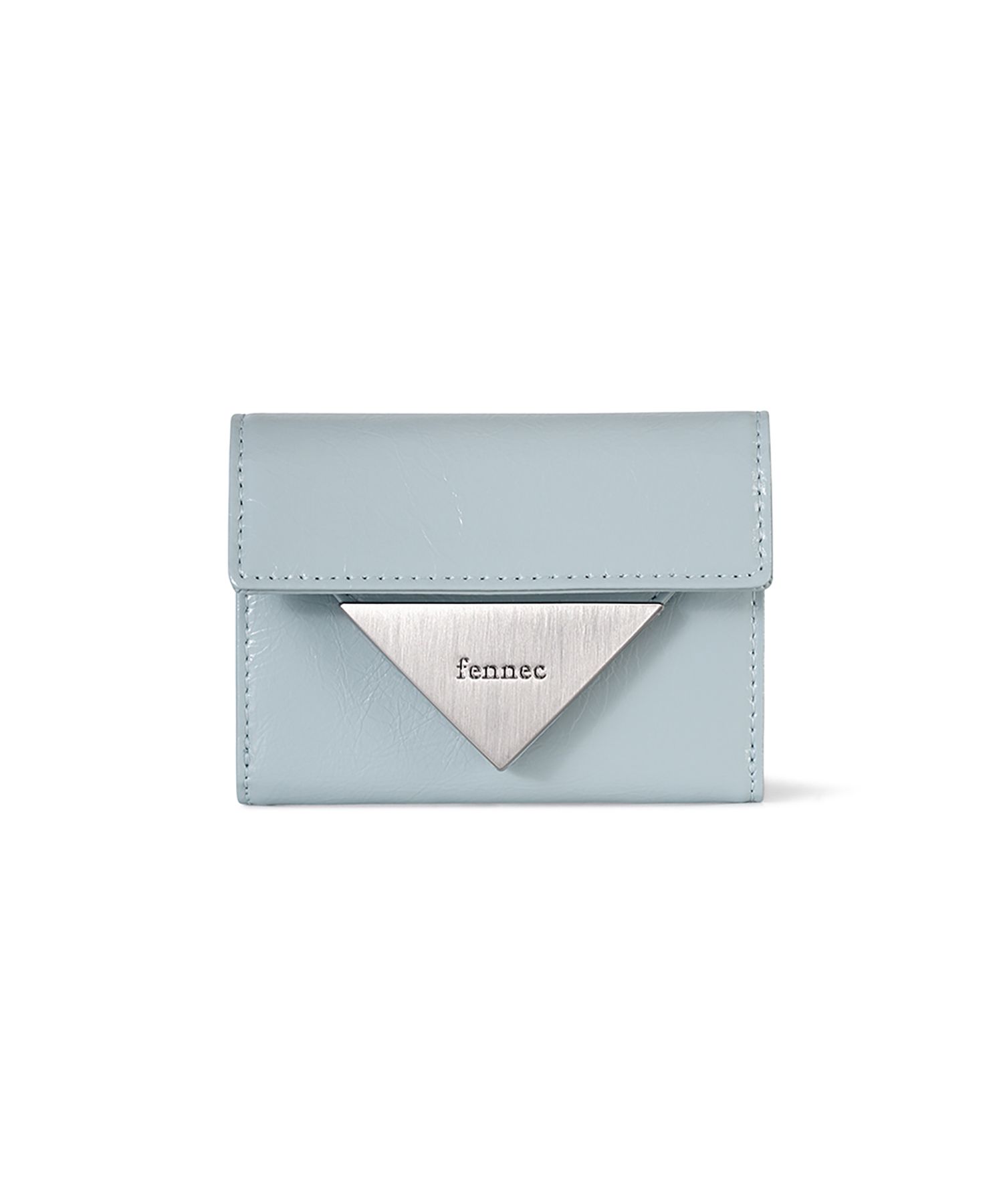 MUSINSA公式 | fennec CRINKLE TRIANGLE DOCO WALLET - HAZE BLUE