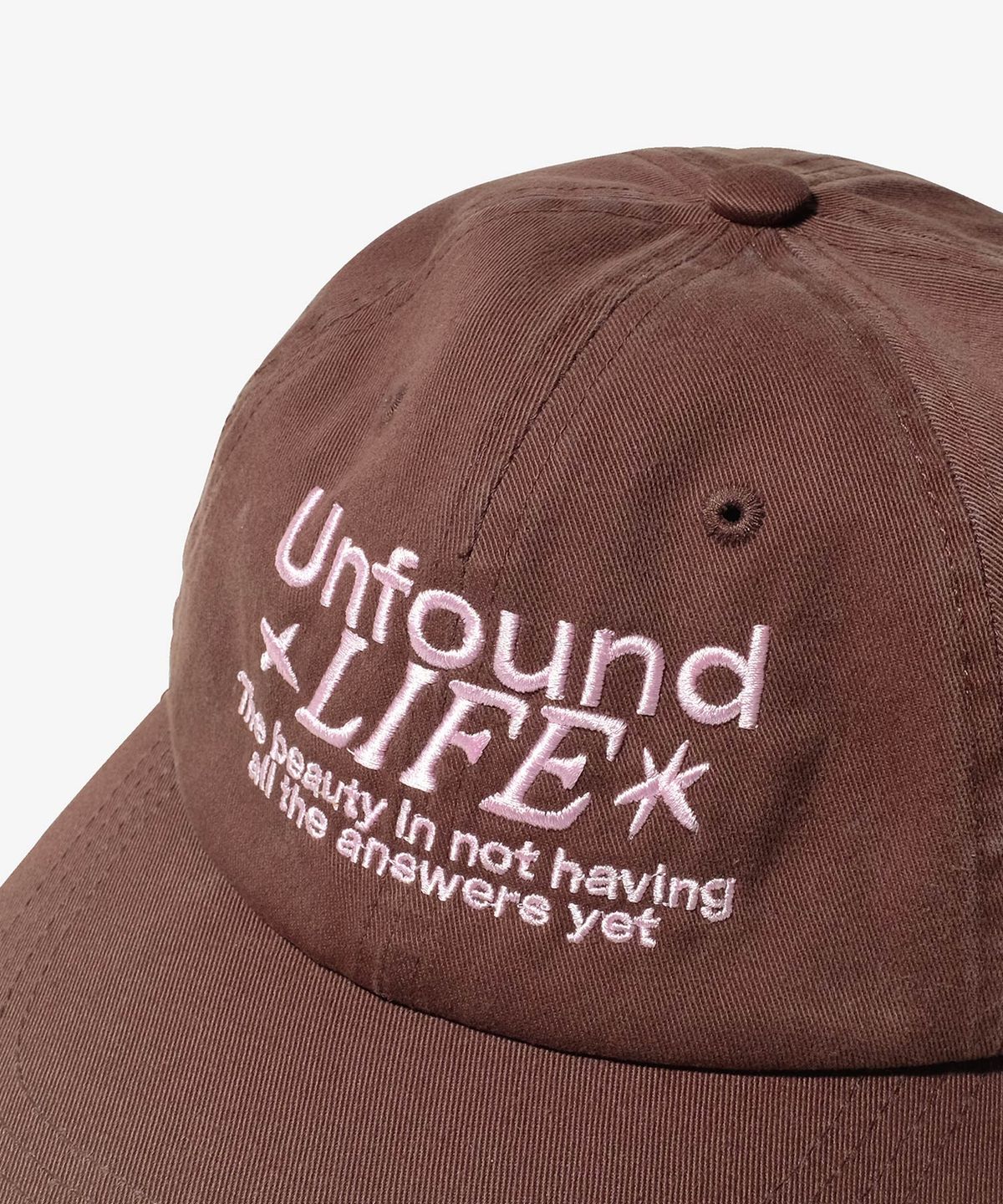 벌룬프렌즈(BALLOON FRIENDS) Unfound Life 워싱 볼캡 브라운