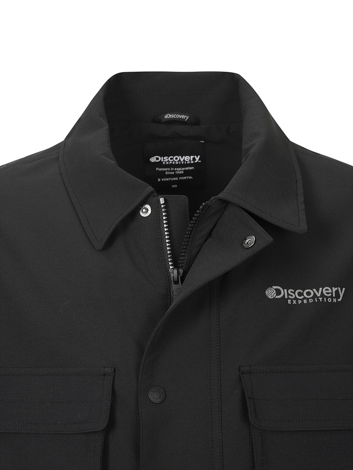 디스커버리 익스페디션(DISCOVERY EXPEDITION) 남성 사파리 워크 자켓 (BLACK)