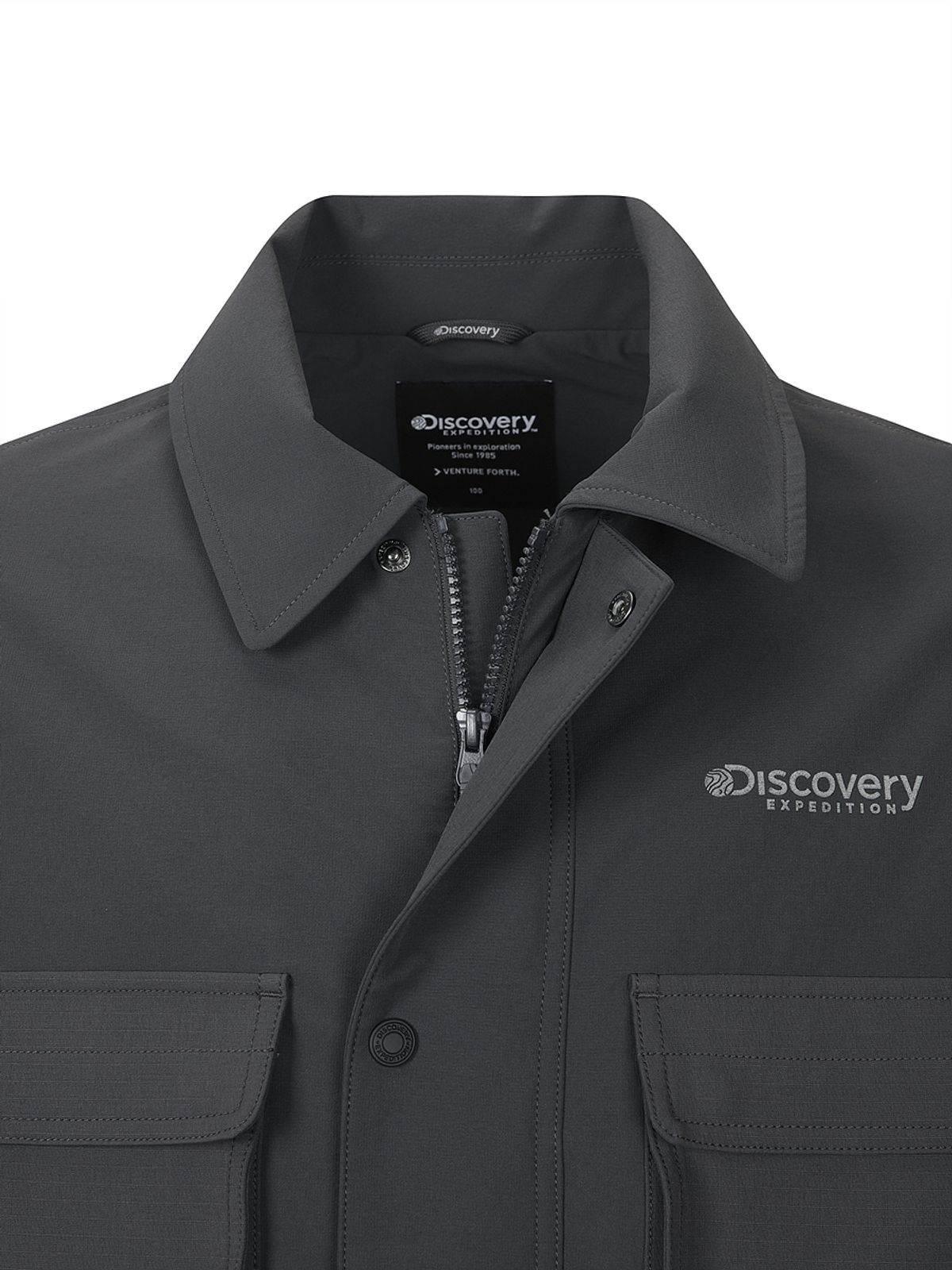 디스커버리 익스페디션(DISCOVERY EXPEDITION) 남성 사파리 워크 자켓 (D.GREY)