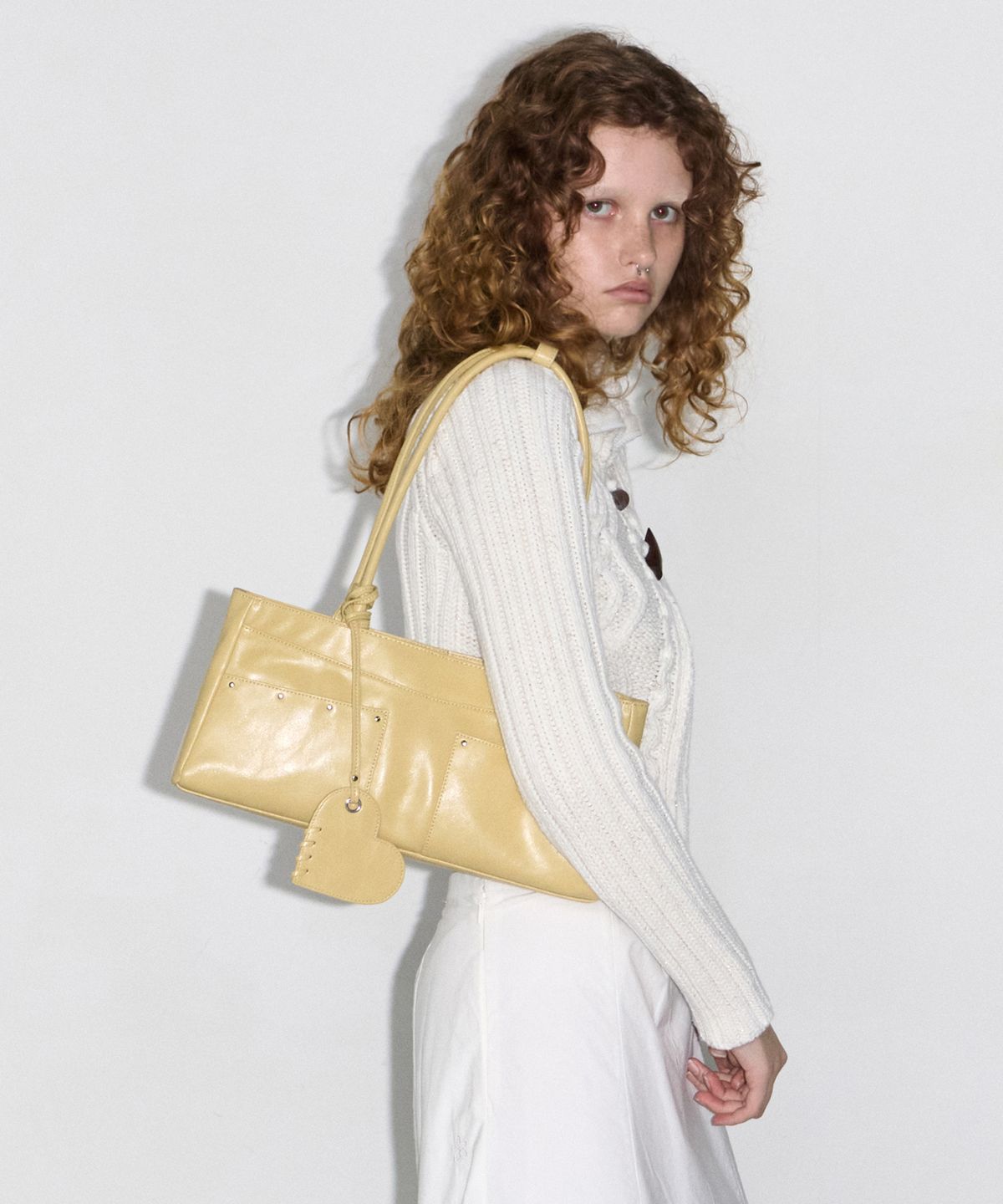페넥(FENNEC) BASH CHARM BAG - SOFT OLIVE