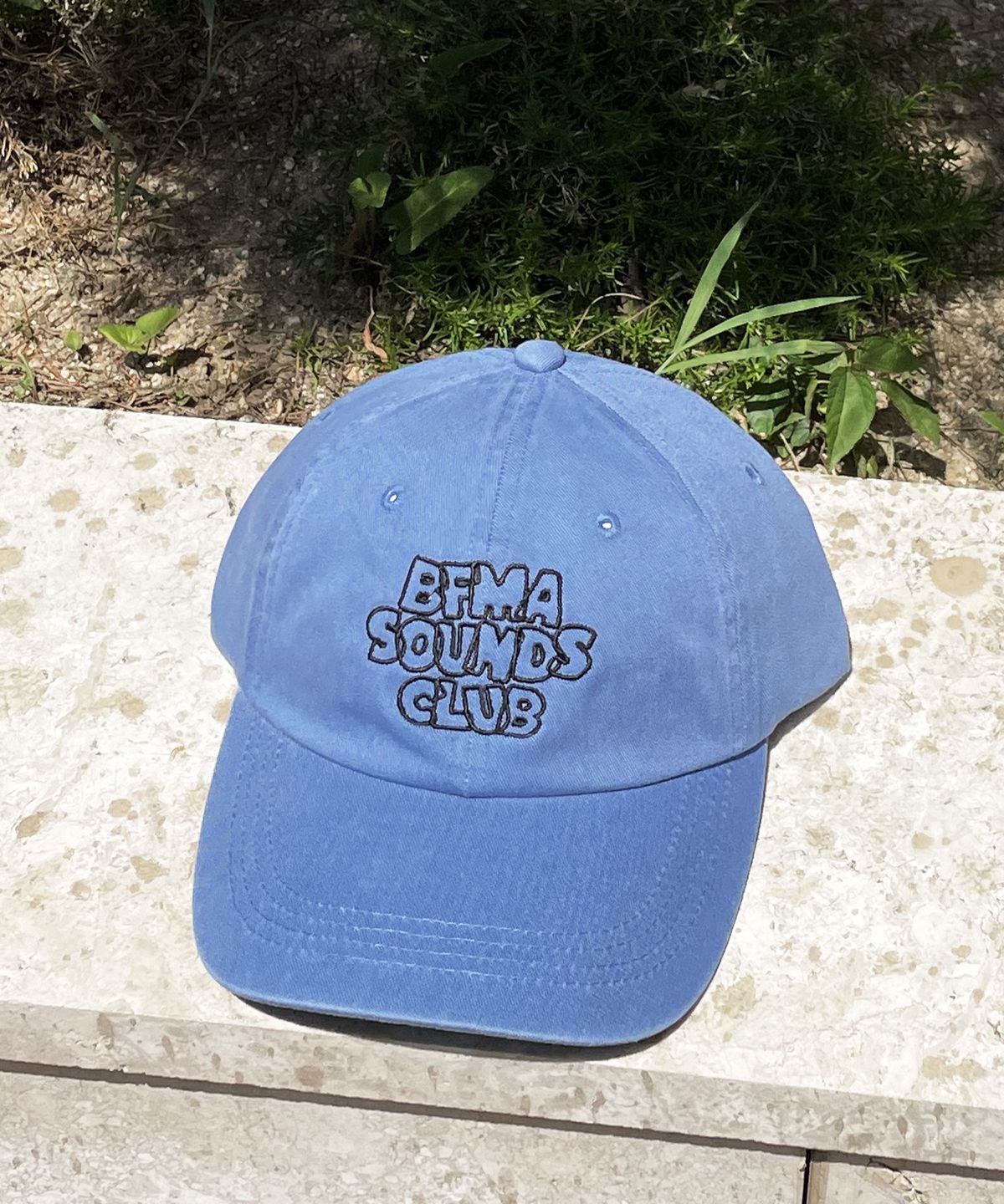 벌룬프렌즈(BALLOON FRIENDS) BFMA Sounds Club 워싱 볼캡 페일 블루