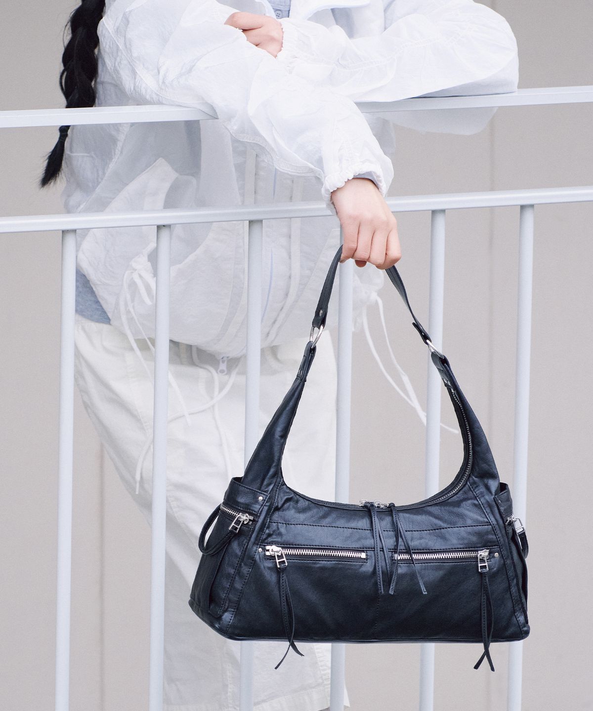 페넥(FENNEC) READY HOBO BAG - BLACK
