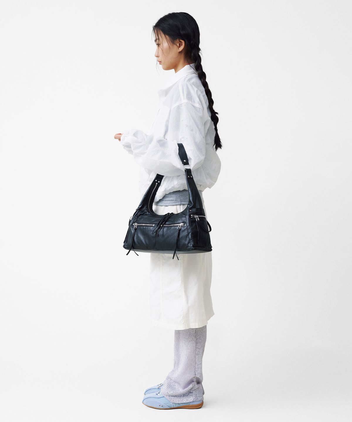 페넥(FENNEC) READY HOBO BAG - BLACK