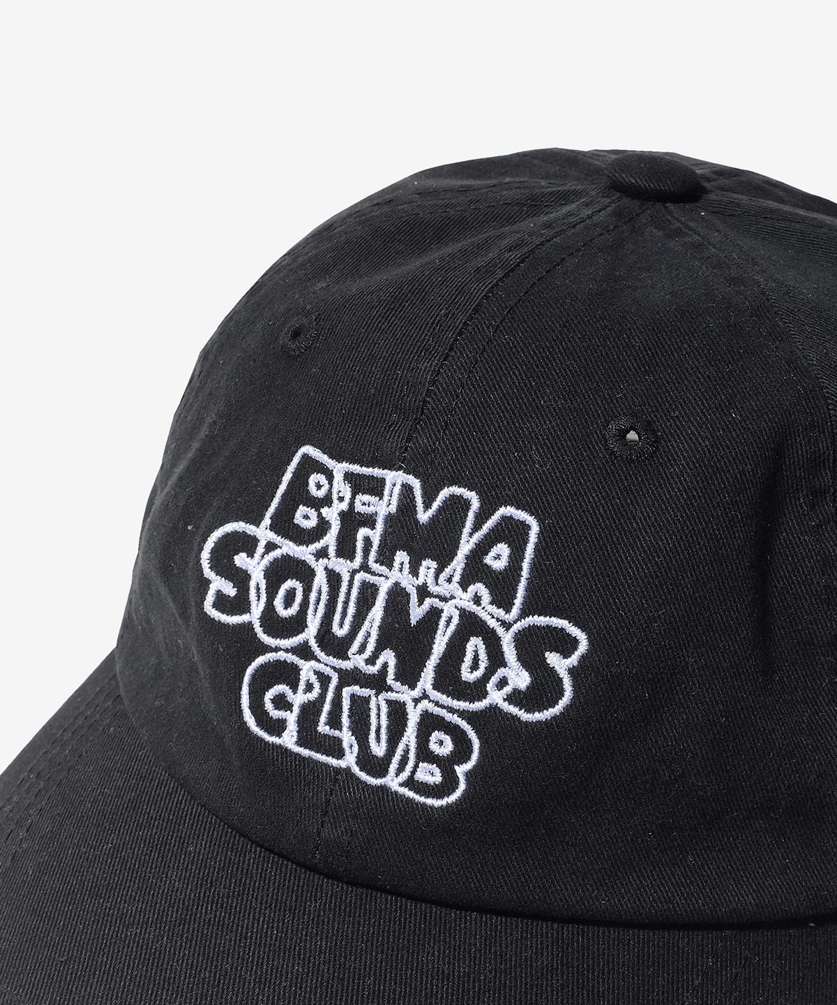 벌룬프렌즈(BALLOON FRIENDS) BFMA Sounds Club 워싱 볼캡 블랙