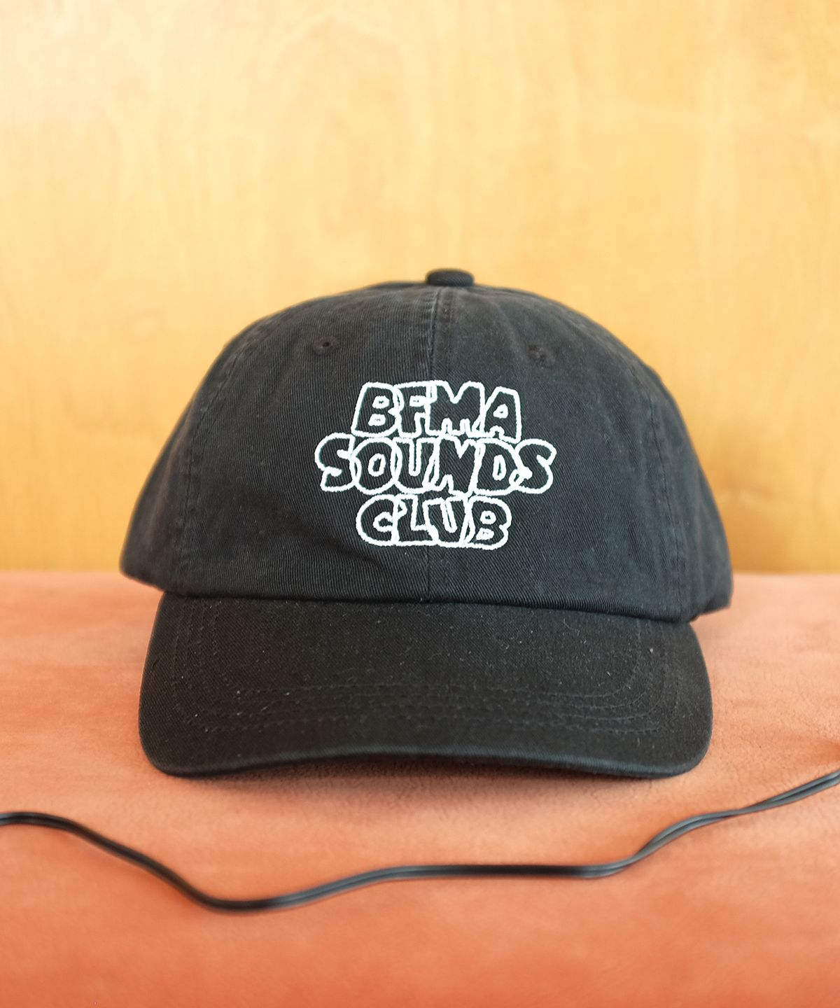 벌룬프렌즈(BALLOON FRIENDS) BFMA Sounds Club 워싱 볼캡 블랙