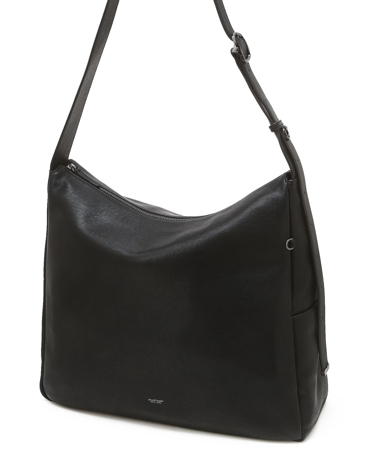 질스튜어트 맨 액세서리(JILLSTUART MEN ACC) 블랙 가죽 2WAY 숄더백 (카드지갑 포함) JUBA6F930BK