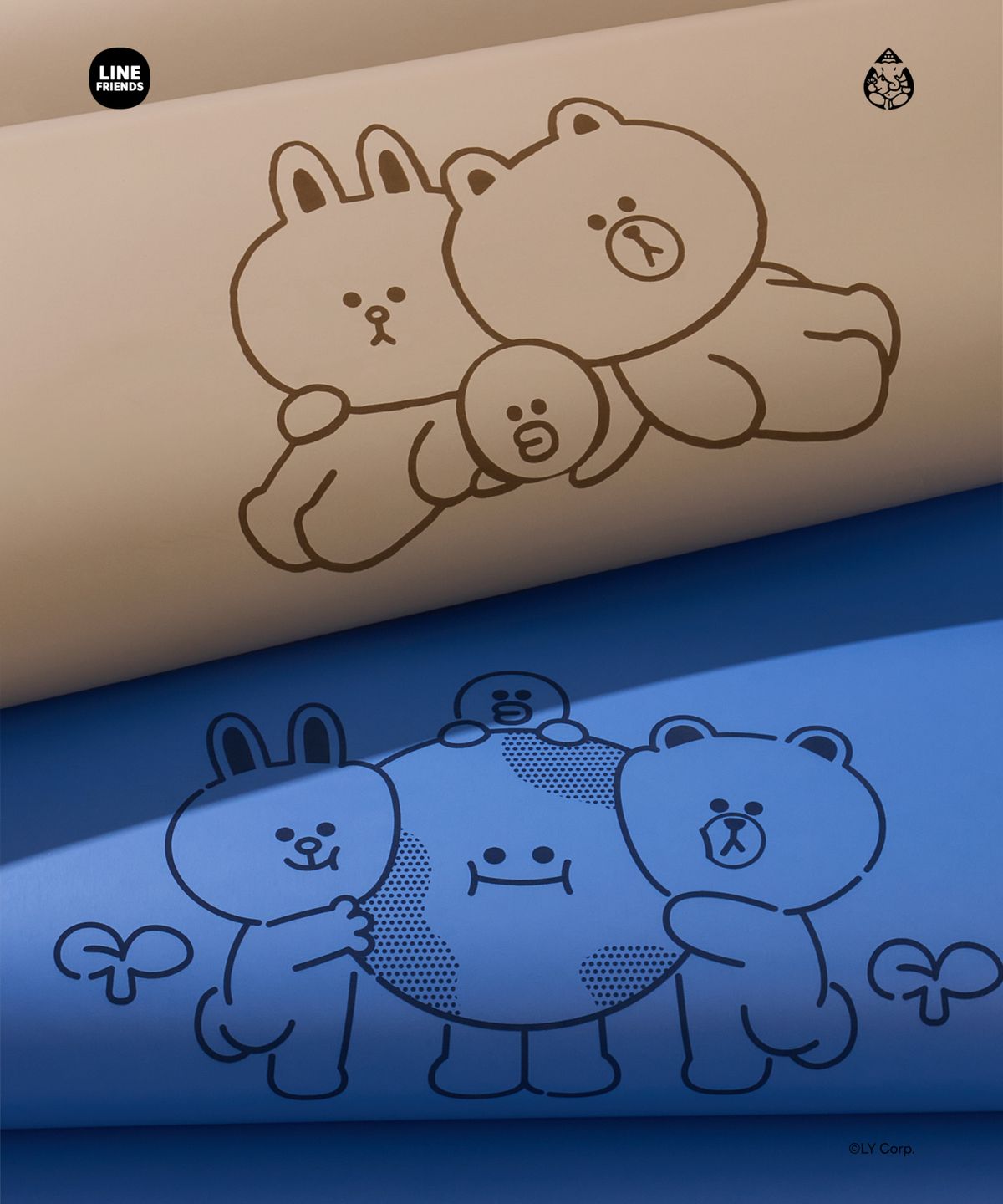 가네샤 요가 프랍스(GANESHA YOGA PROPS) 가네샤 요가매트 라인프렌즈 에디션 프렌즈 6mm