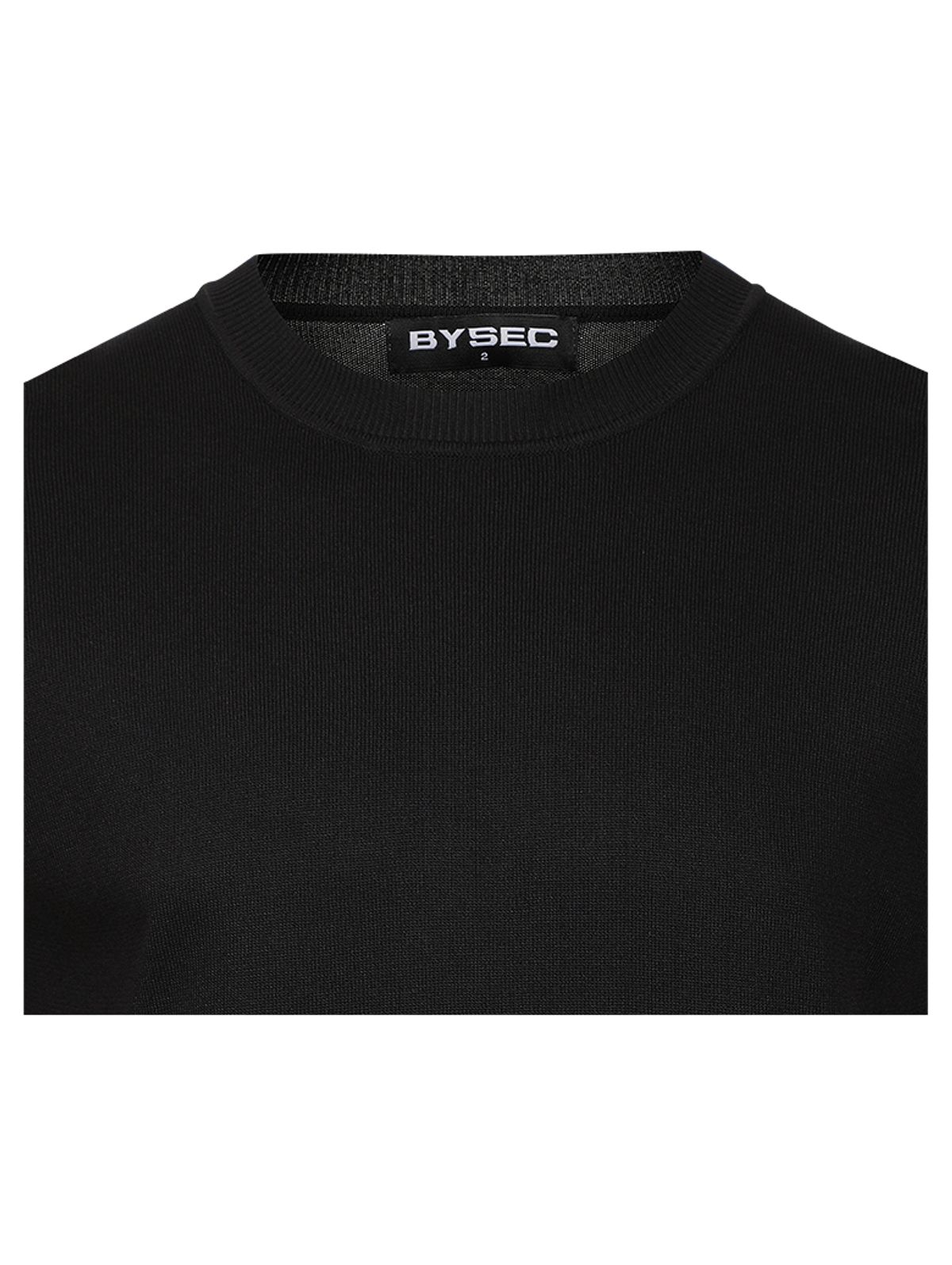바이젝(BYSEC) 프리미엄 솔리드 무지 머슬핏 니트_2Color