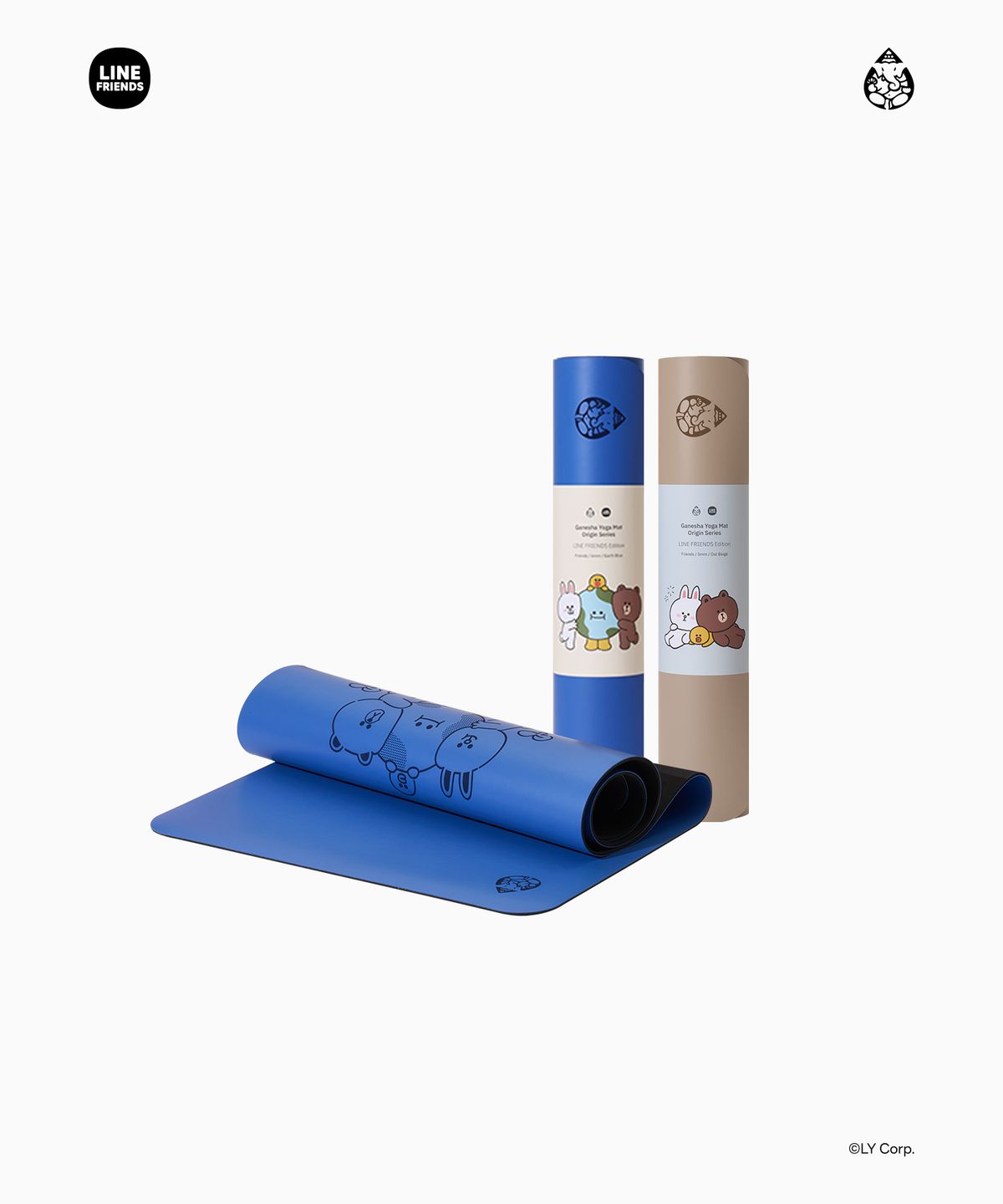 가네샤 요가 프랍스(GANESHA YOGA PROPS) 가네샤 요가매트 라인프렌즈 에디션 프렌즈 5mm