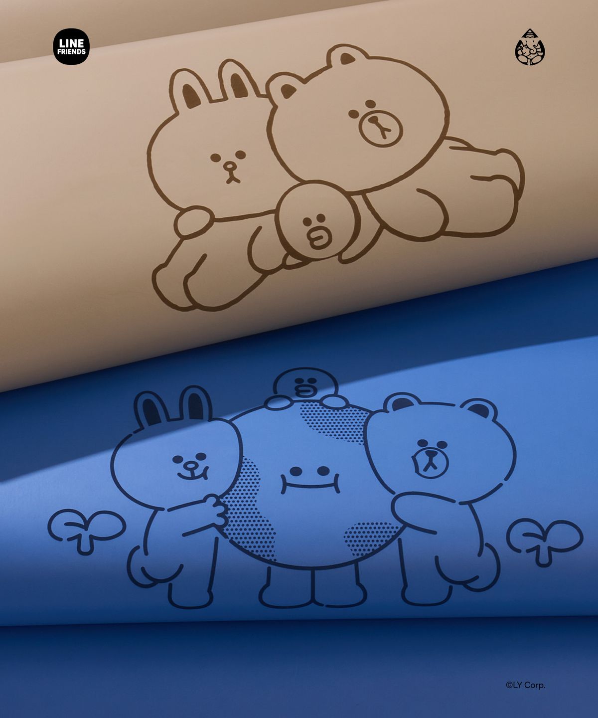 가네샤 요가 프랍스(GANESHA YOGA PROPS) 가네샤 요가매트 라인프렌즈 에디션 프렌즈 5mm