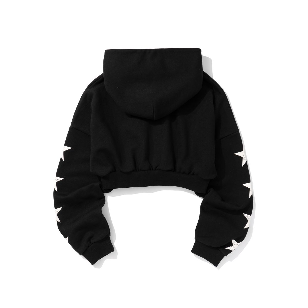 엑스트라오디너리(EXTRAORDINARY) W STARLIGHT CROP HOODIE BLACK