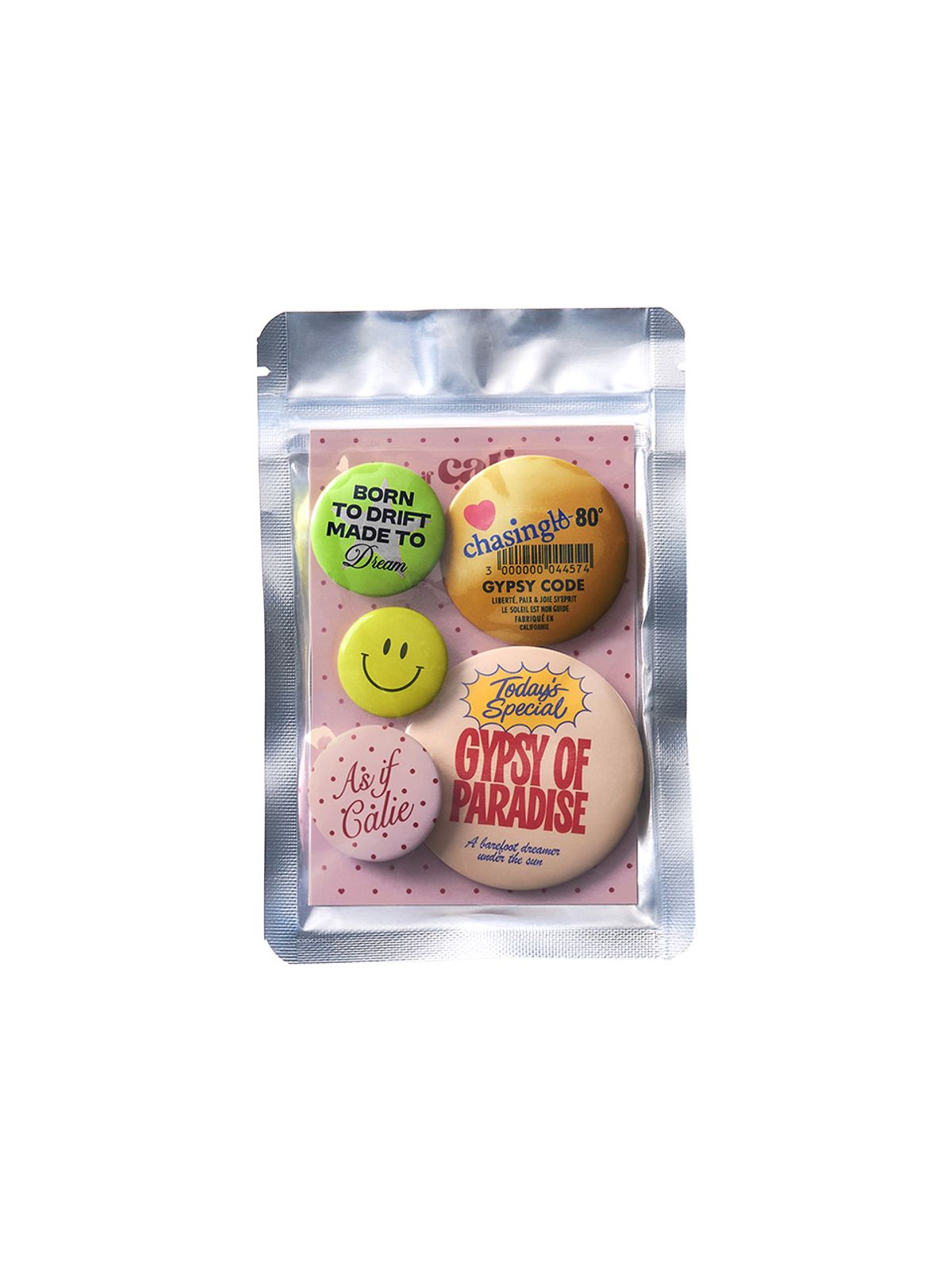 에즈이프 캘리(ASIF CALIE) GYPSY OF CALIE PIN BADGE SET B