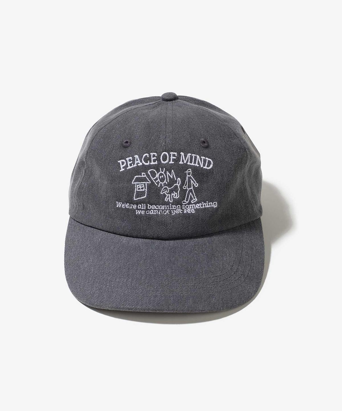 벌룬프렌즈(BALLOON FRIENDS) Peace Of Mind 피그먼트 볼캡 블랙