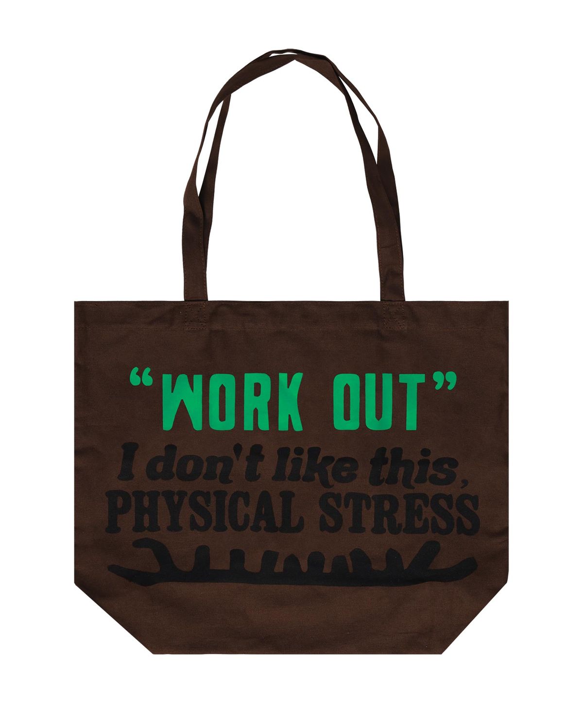 퍼츠(POTS) WORK OUT TOTE BAG [BROWN]
