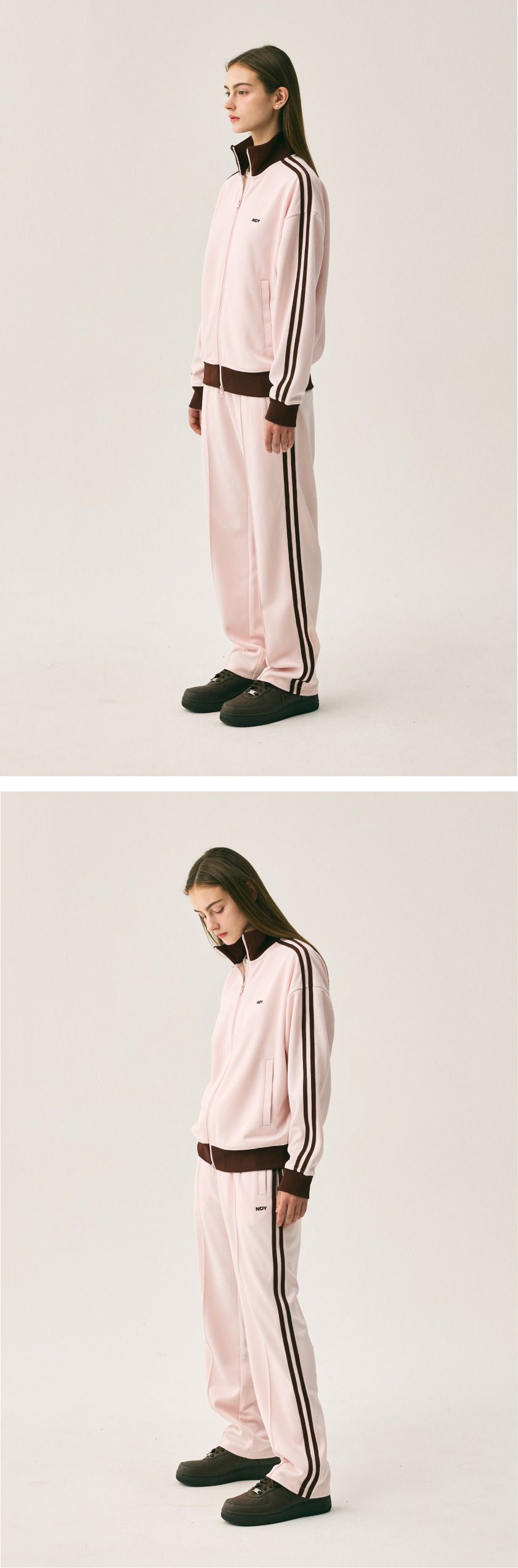 MUSINSA | NDY (nerdy)[celeb worn] Classic NY Track Set Baby Pink