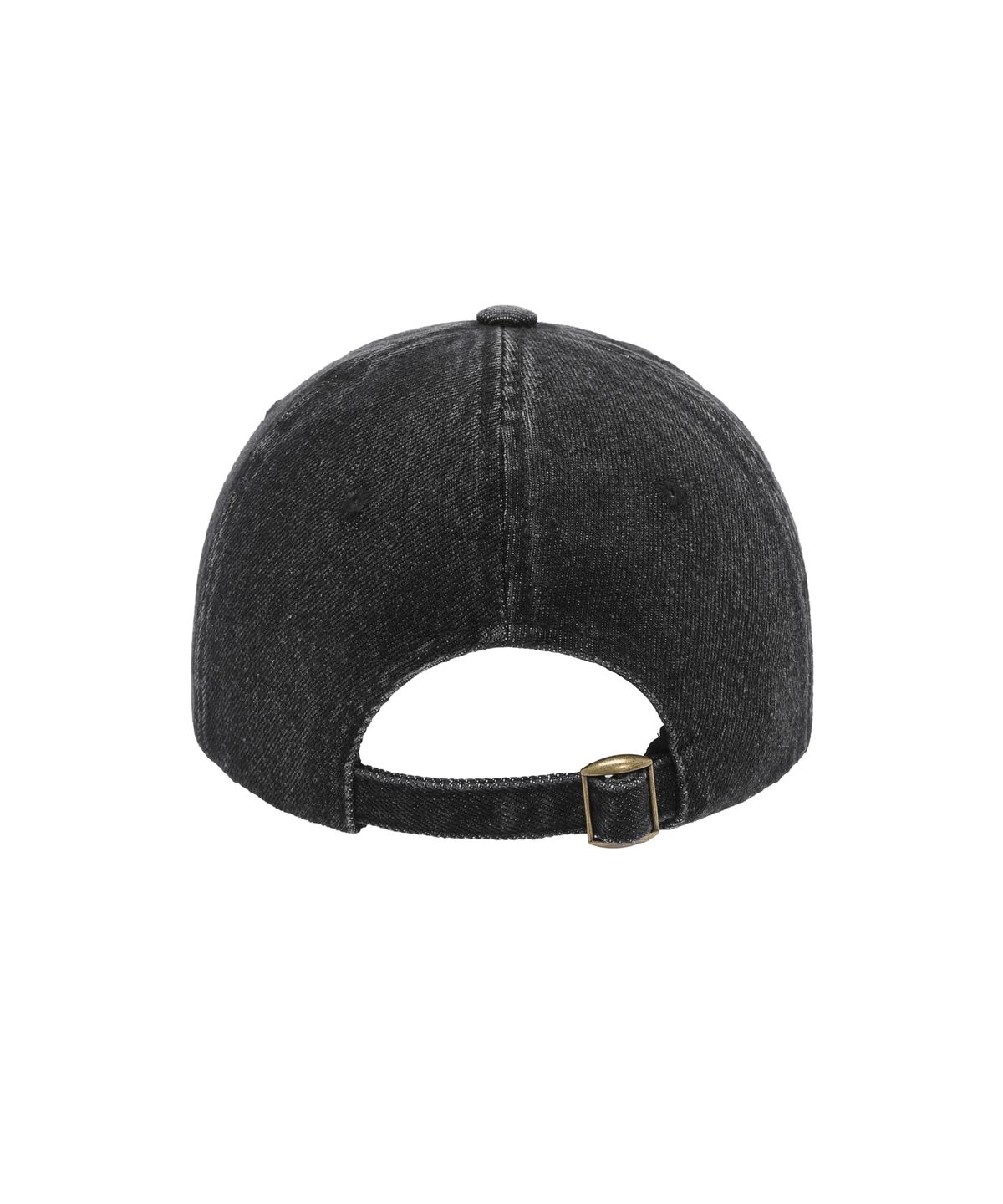 피마다지윈(PIMADAZIWIN) Denim Lettering Ballcap_[Black Charcoal]
