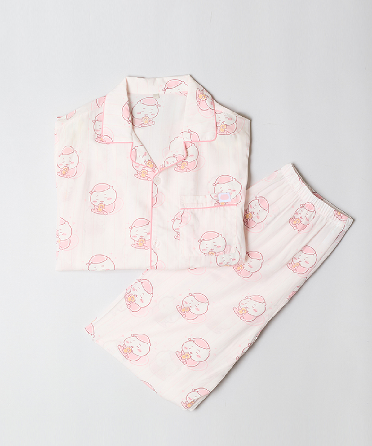 스파오(SPAO) [먼작귀] 먼가 작고 귀여운 긴팔 파자마(PINK)_SPPPF49U05