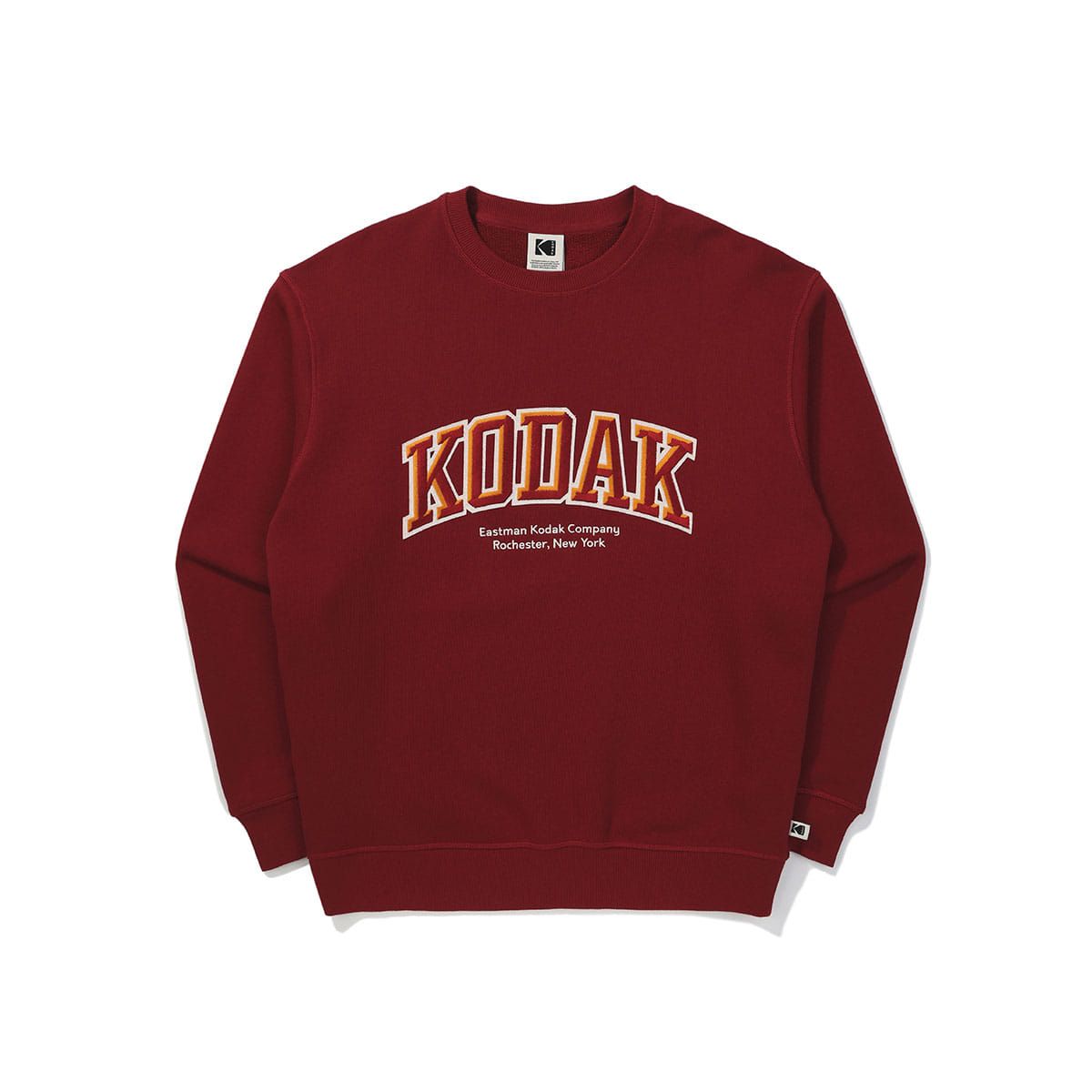 코닥(KODAK) 에버루프 빅로고 맨투맨 RED