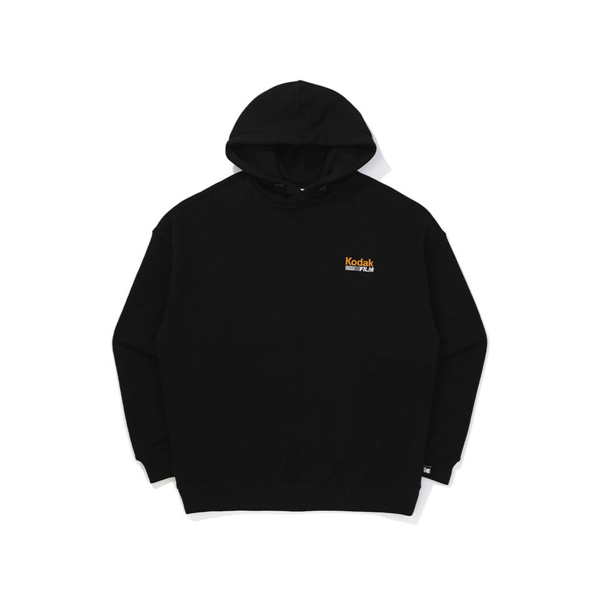 코닥(KODAK) 에버루프 빅로고 후드티셔츠 BLACK