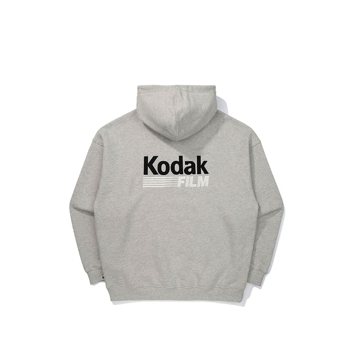 코닥(KODAK) 에버루프 빅로고 후드티셔츠 MELANGE GREY