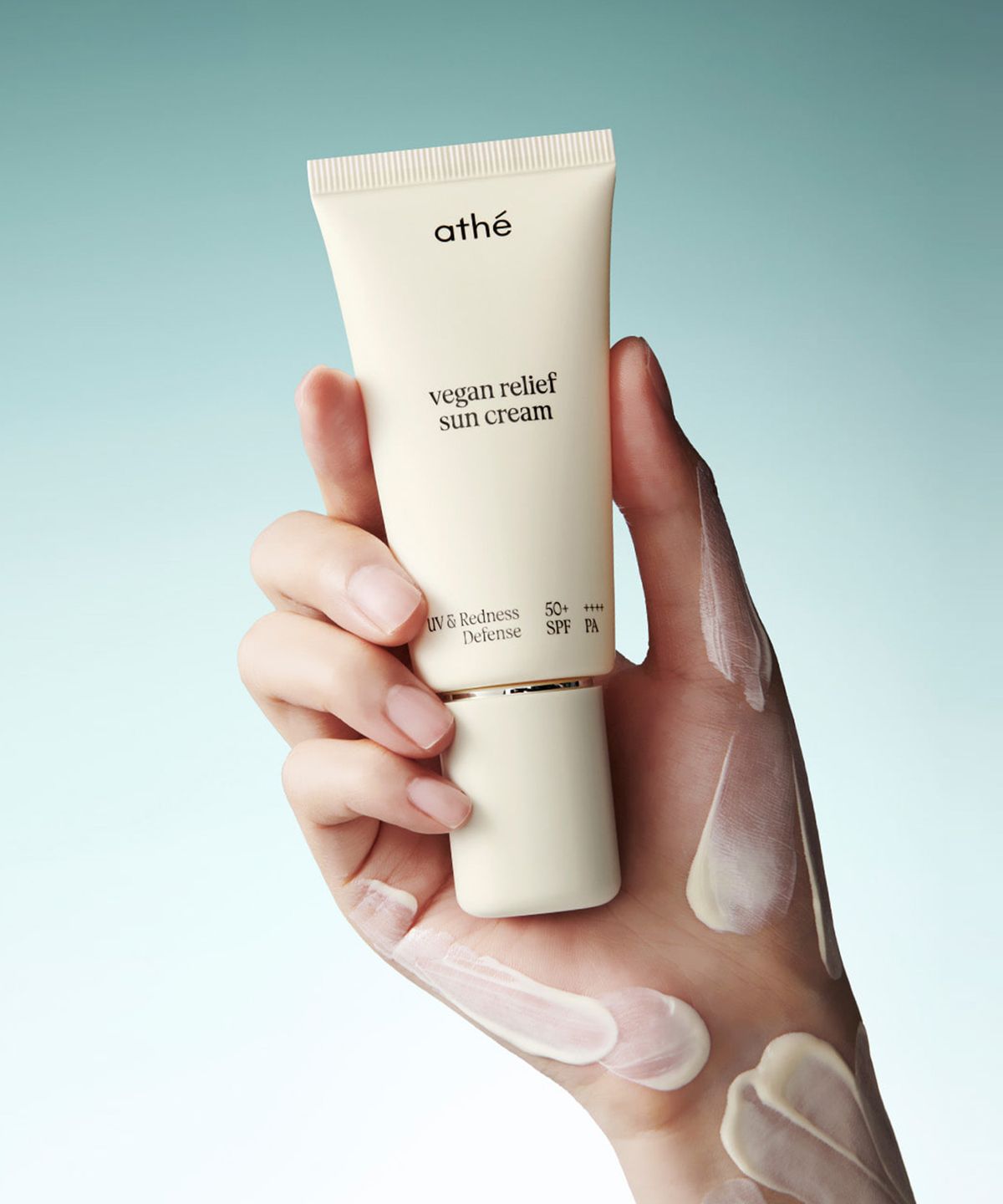 아떼(ATHE) 비건 릴리프 무기자차 선크림 50ml (5ml 2개 증정)