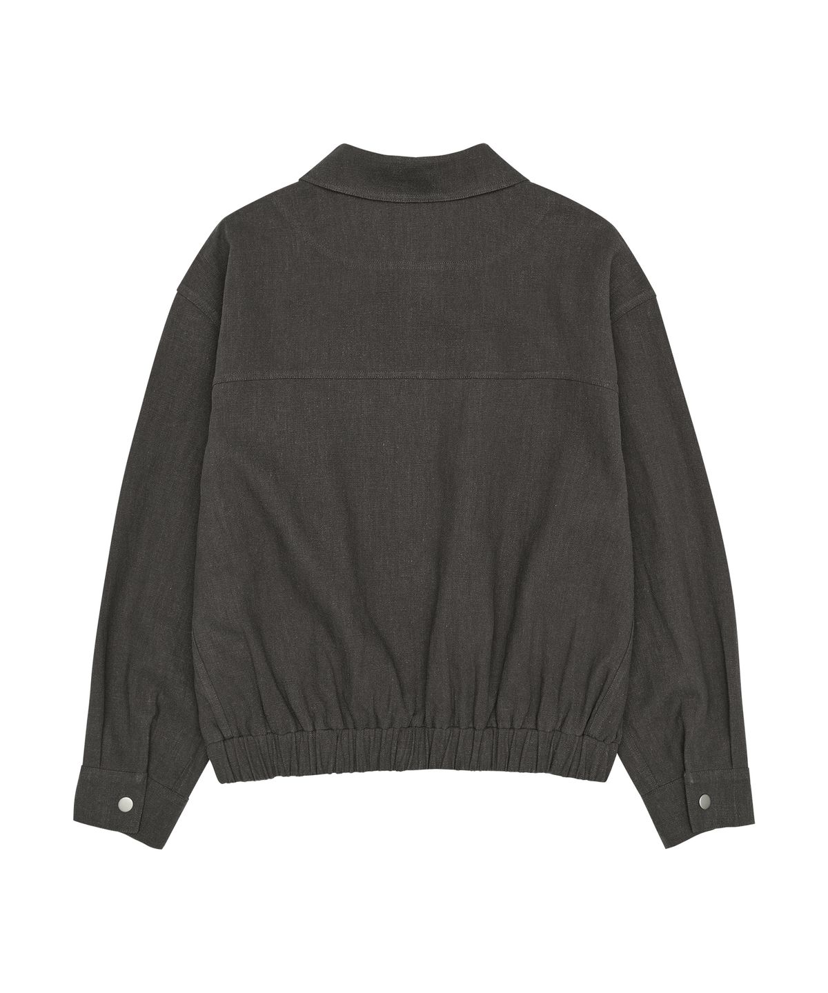 아메스 월드와이드(AMES-WORLDWIDE) LINEN BOMBER JACKET CHARCOAL